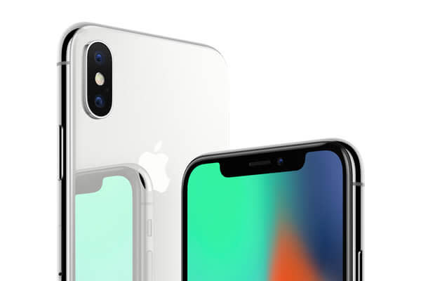 iPhone X front and back