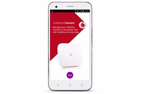 Vodafone router Connect app