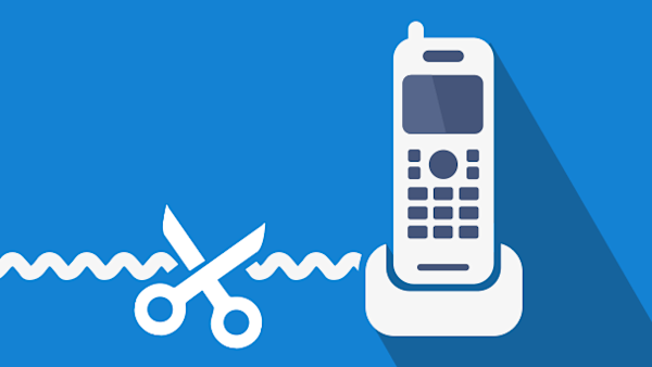 Without a phone line icon