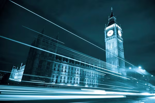 Big Ben in a speed blur