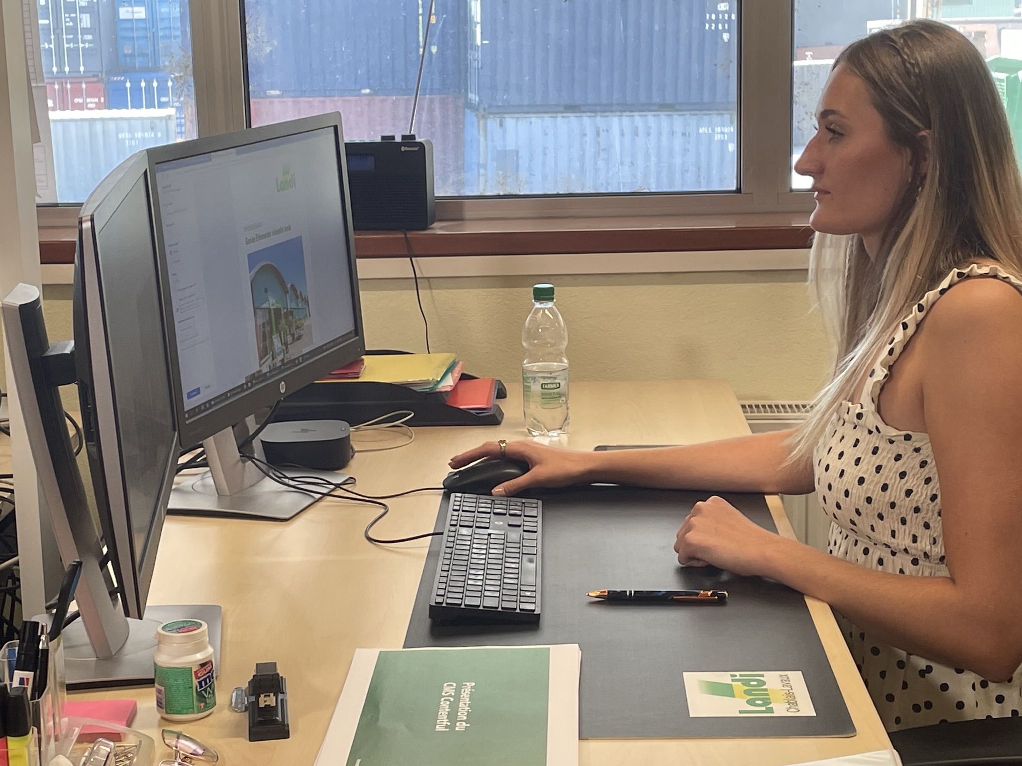 Lernende, Alice Rouiller, Kauffrau in Ausbildung, LANDI Chablais-Lavaux