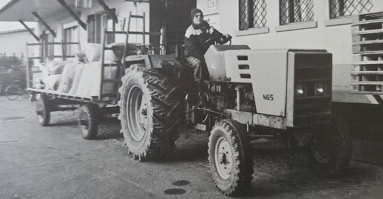 Traktor mit Wagen