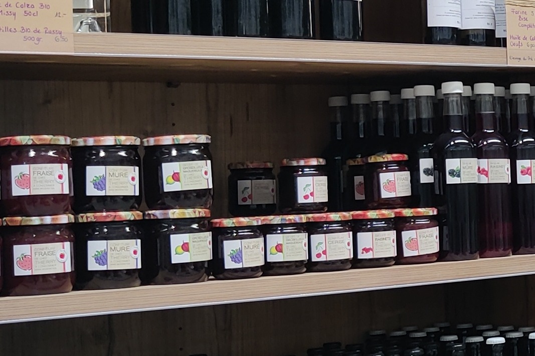 Confitures, sirop et eau de vie