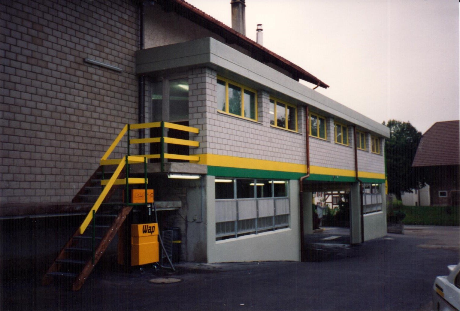 Foto Bau Waschanlage und Anbau 