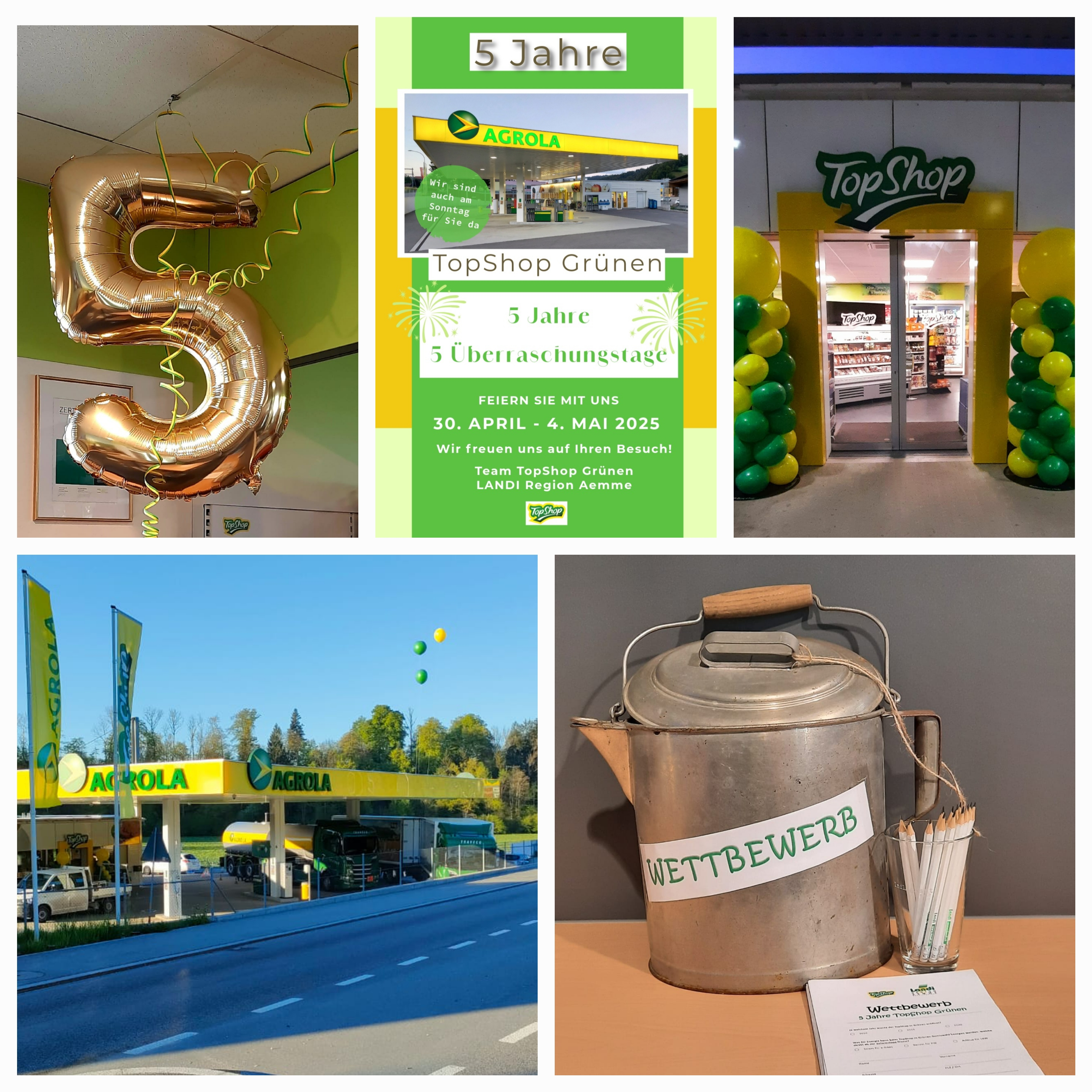 5 Jahre TopShop Grünen-Sumiswald