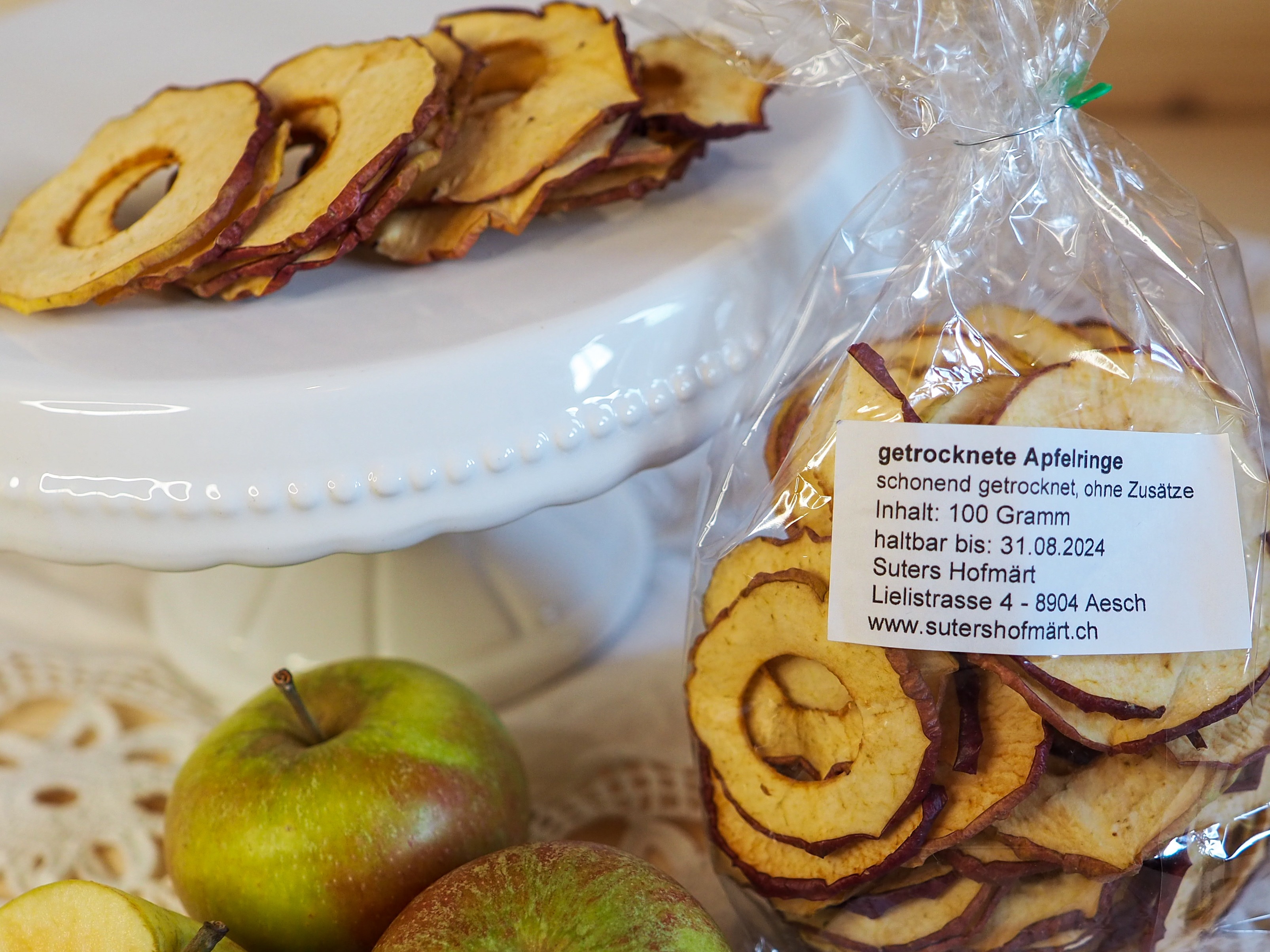 Getrocknete Apfelringli Suters Hofmärt