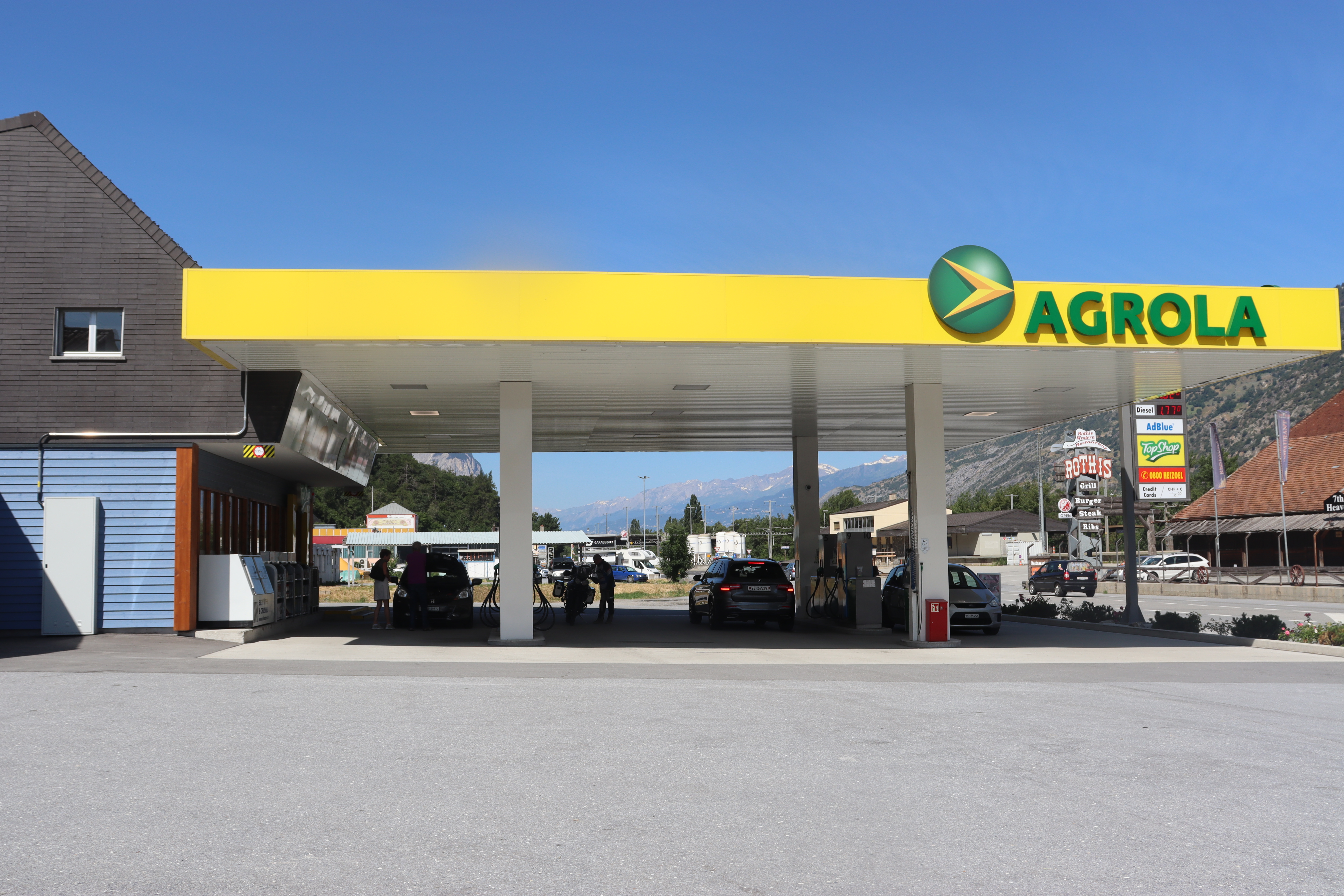 LANDI Oberwallis AG AGROLA Tankstelle STEG