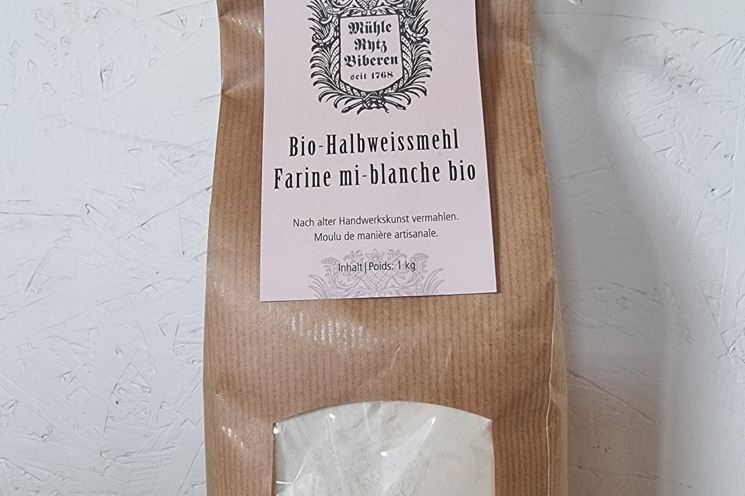Bio-Halbweissmehl 1kg - Mühle Rytz