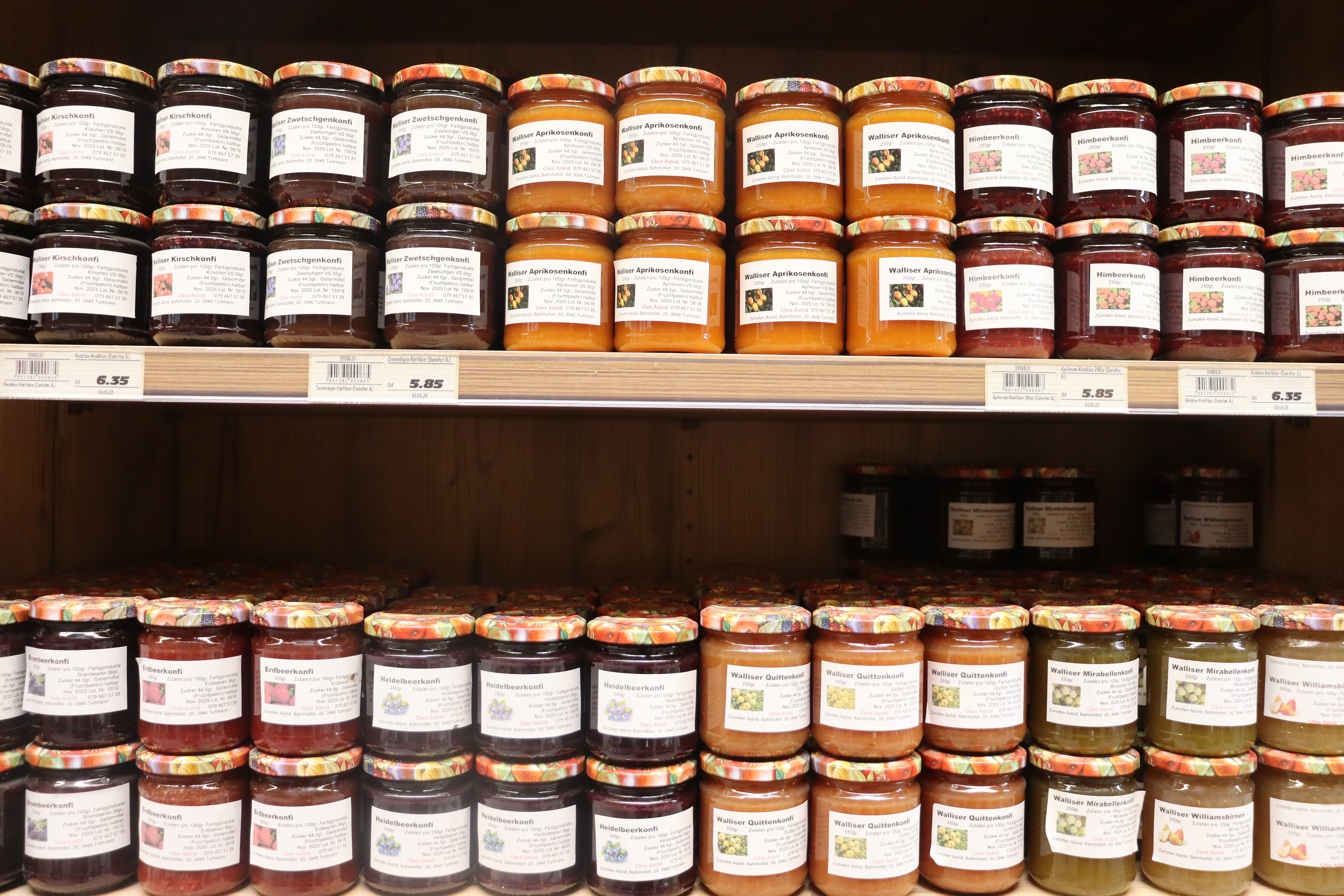 LANDI Oberwallis AG Konfitüre Astrid Zumofen