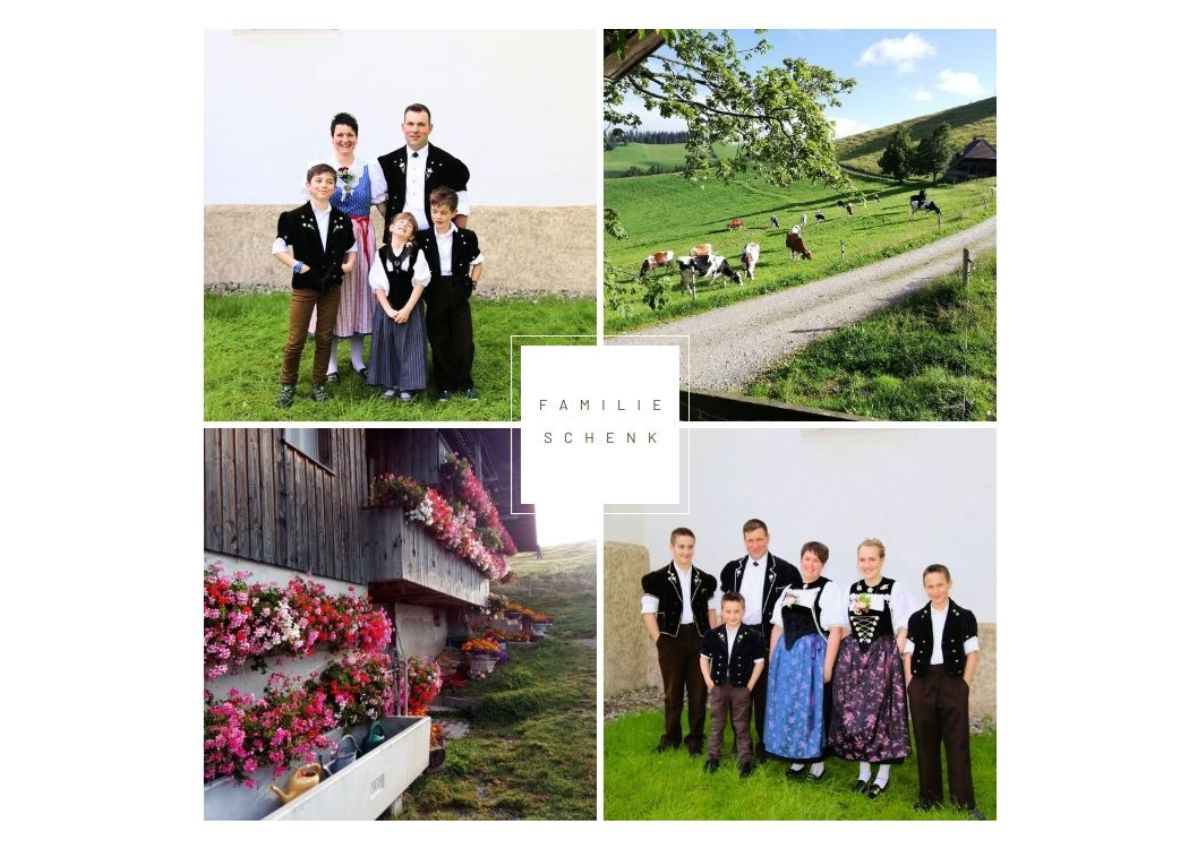 Familie Schenk Porträtfoto von 2 Familien