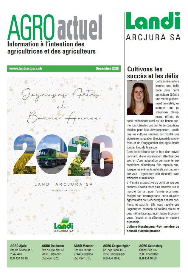 Lisez le tout dernier AGROactuel !