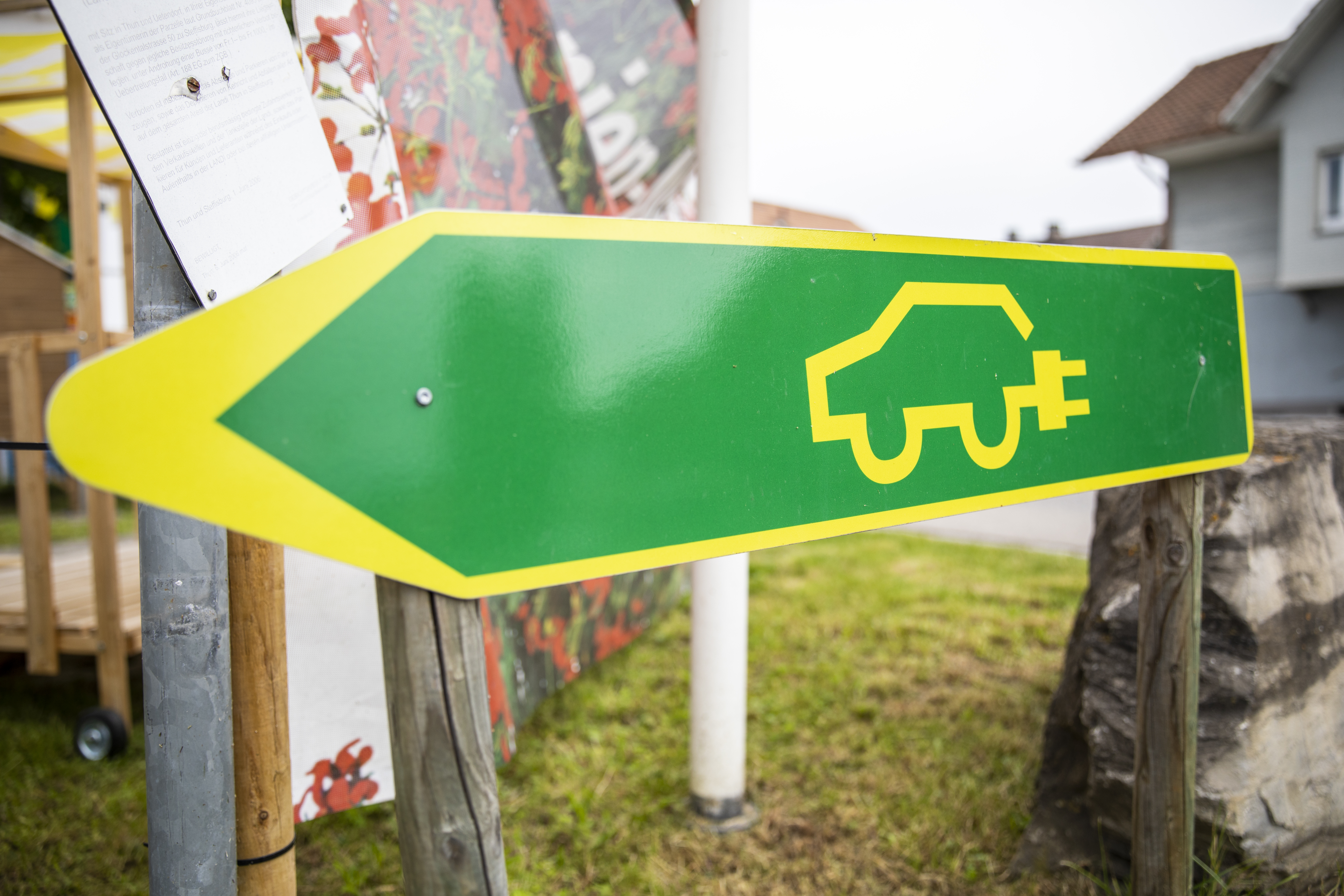 Schild Elektromobilität