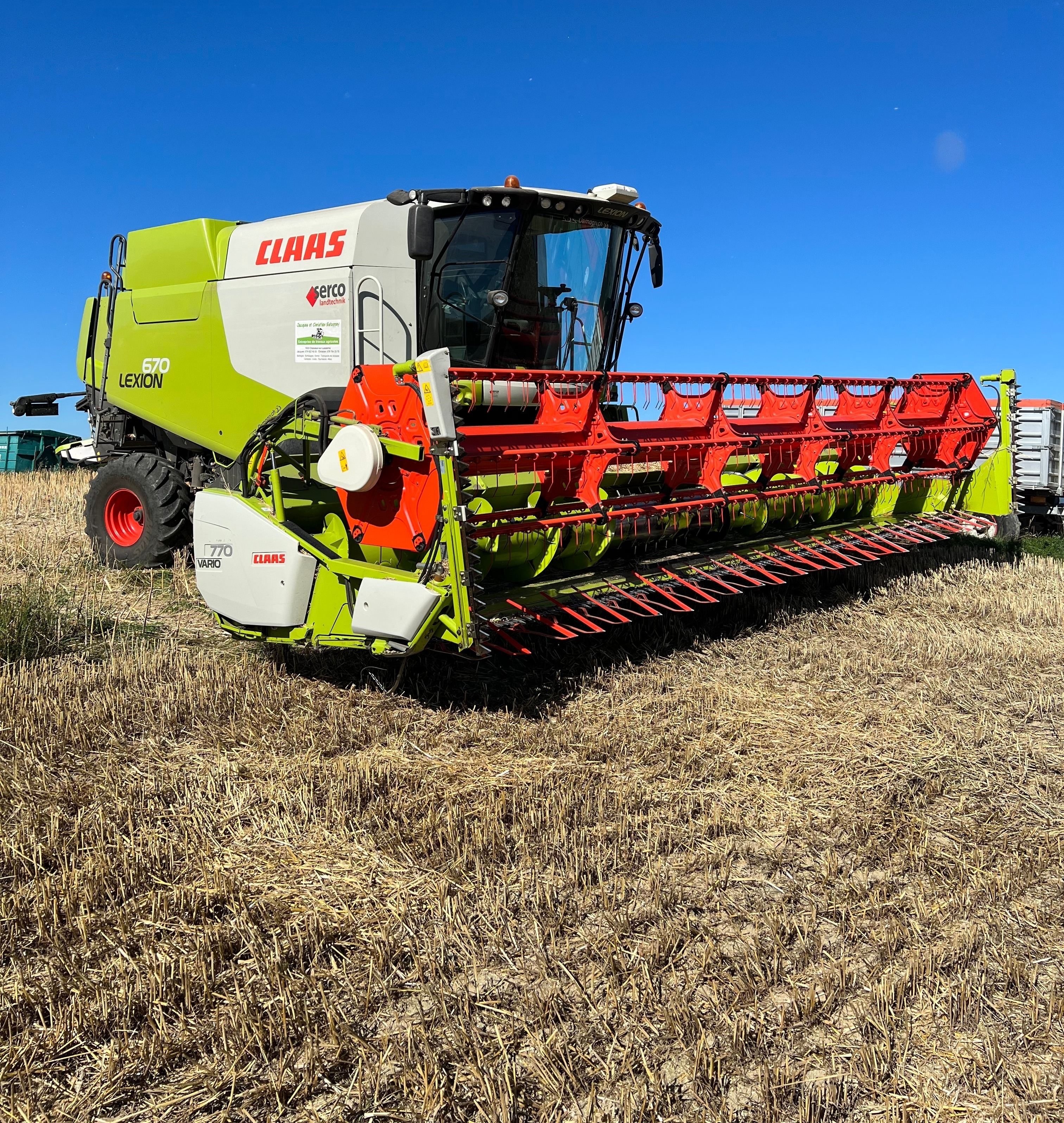 Récolte de céréales et d'oléagineux 2025