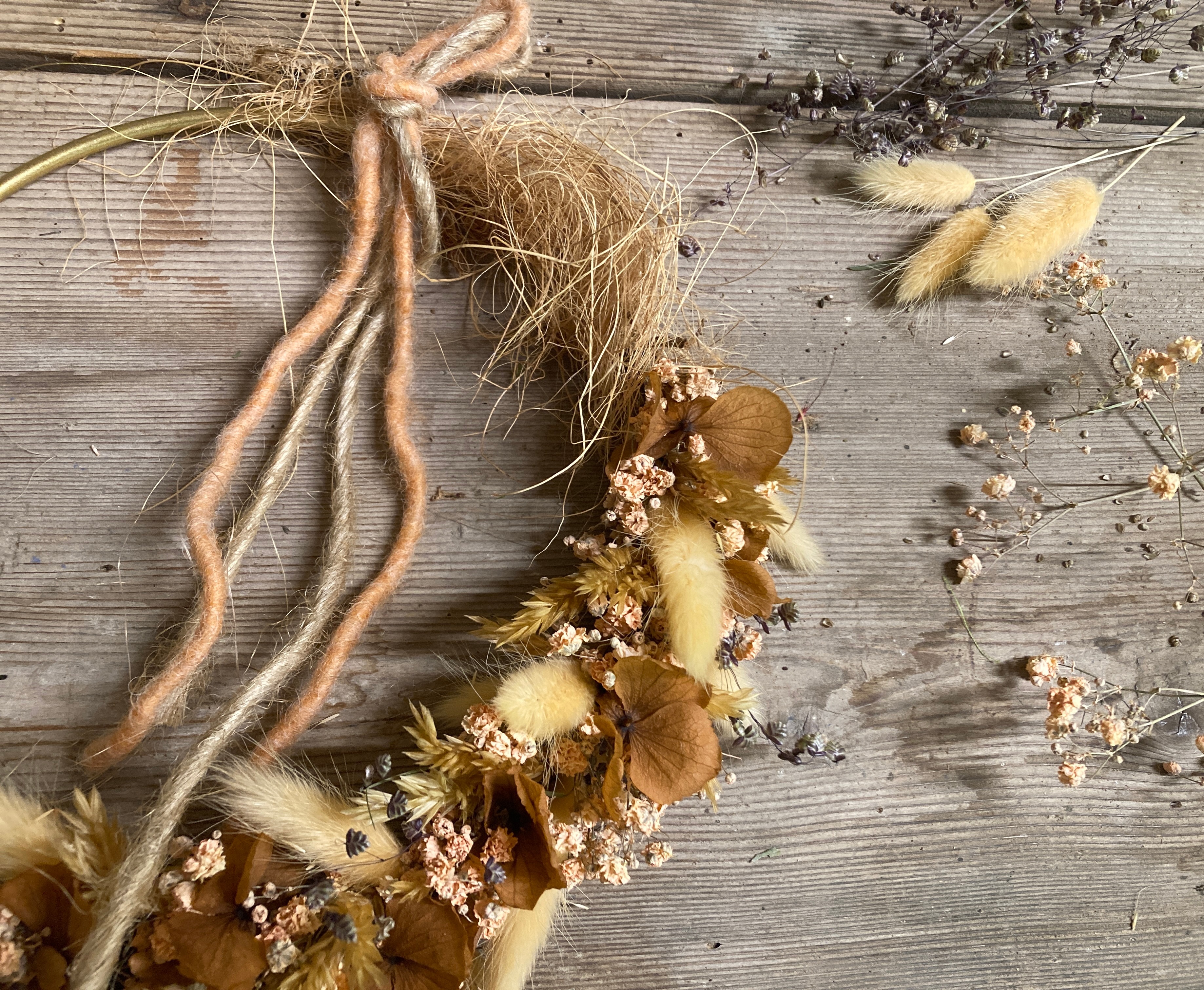 Natur Geschenke - Trockenblumen Ring