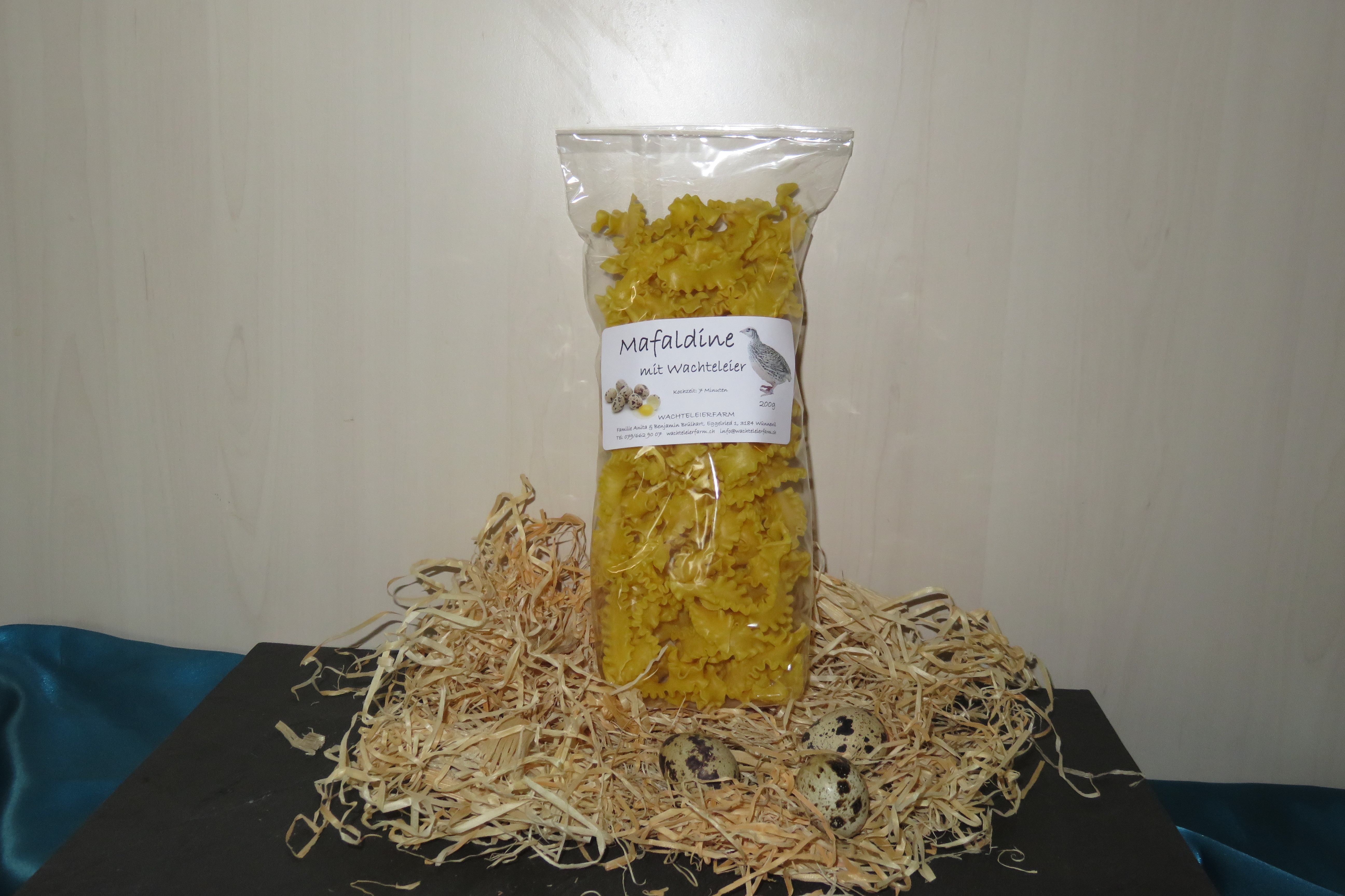 Wachteleier Teigwaren