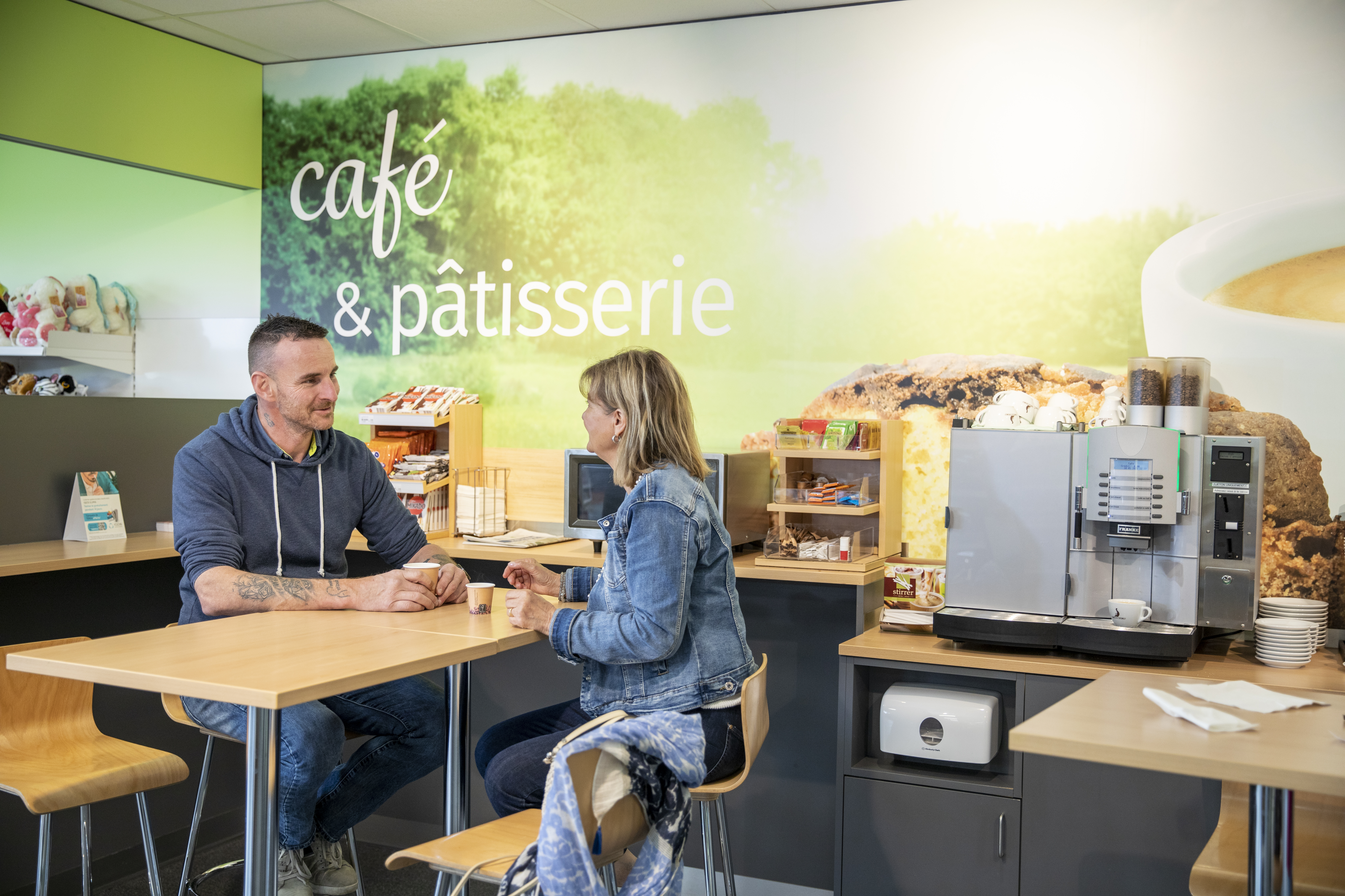 Kaffeepause in der LANDI