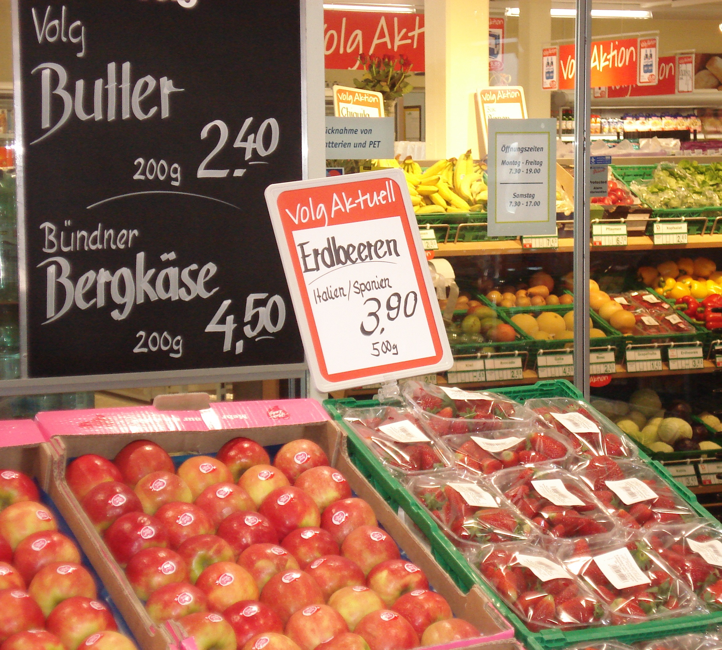 Aktionen in Ihrem Volg Sarmenstorf