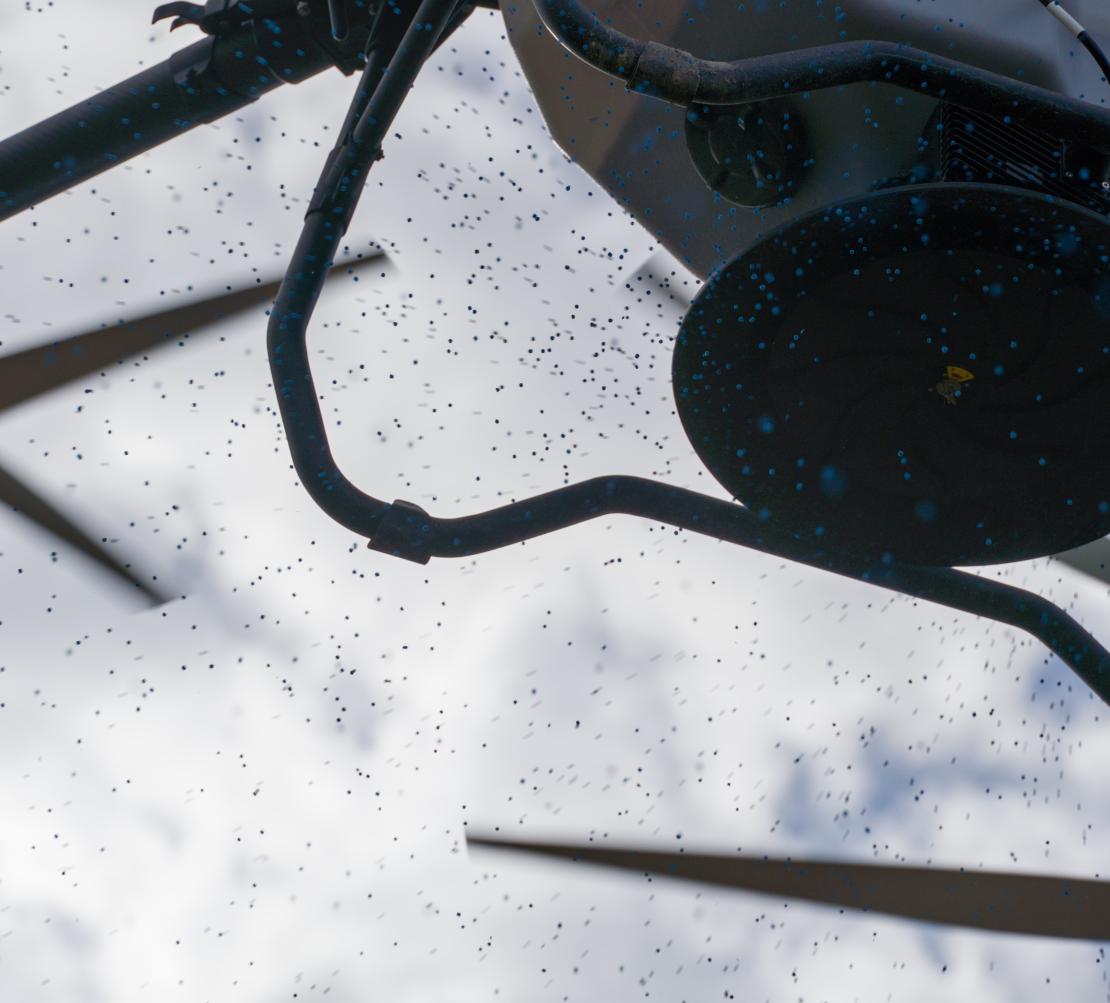 Schneckenkorn streuen - SlugDrone