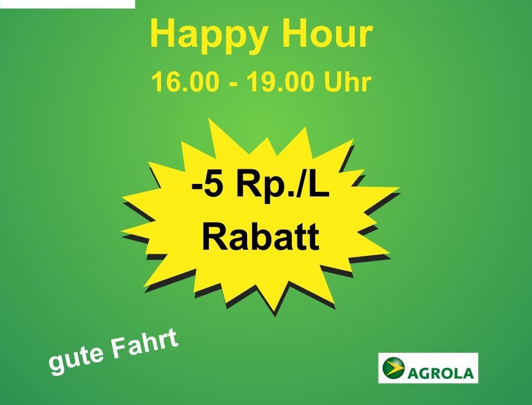 Happy Hour an unserer Tankstelle in Sulz