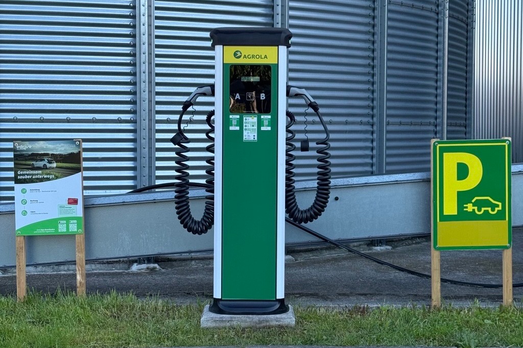 AGROLA, Tankstelle, E-Ladestation, Mühlethurnen