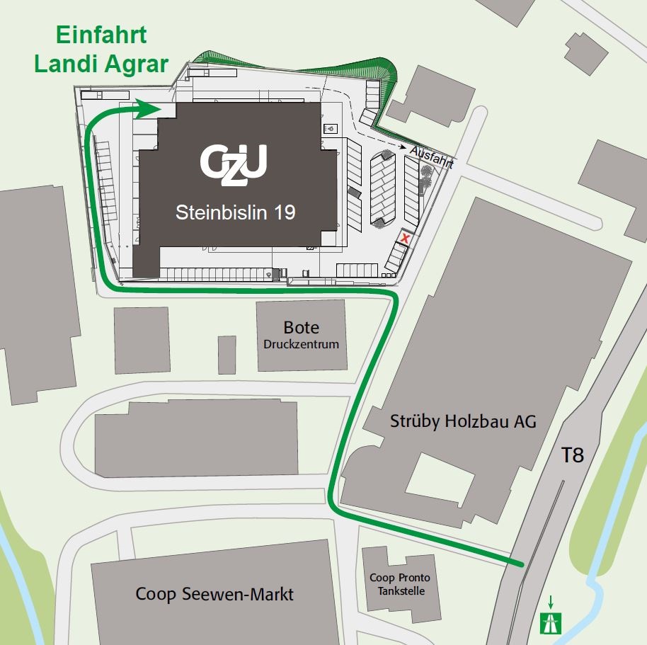 Einfahrt LANDI Agrar