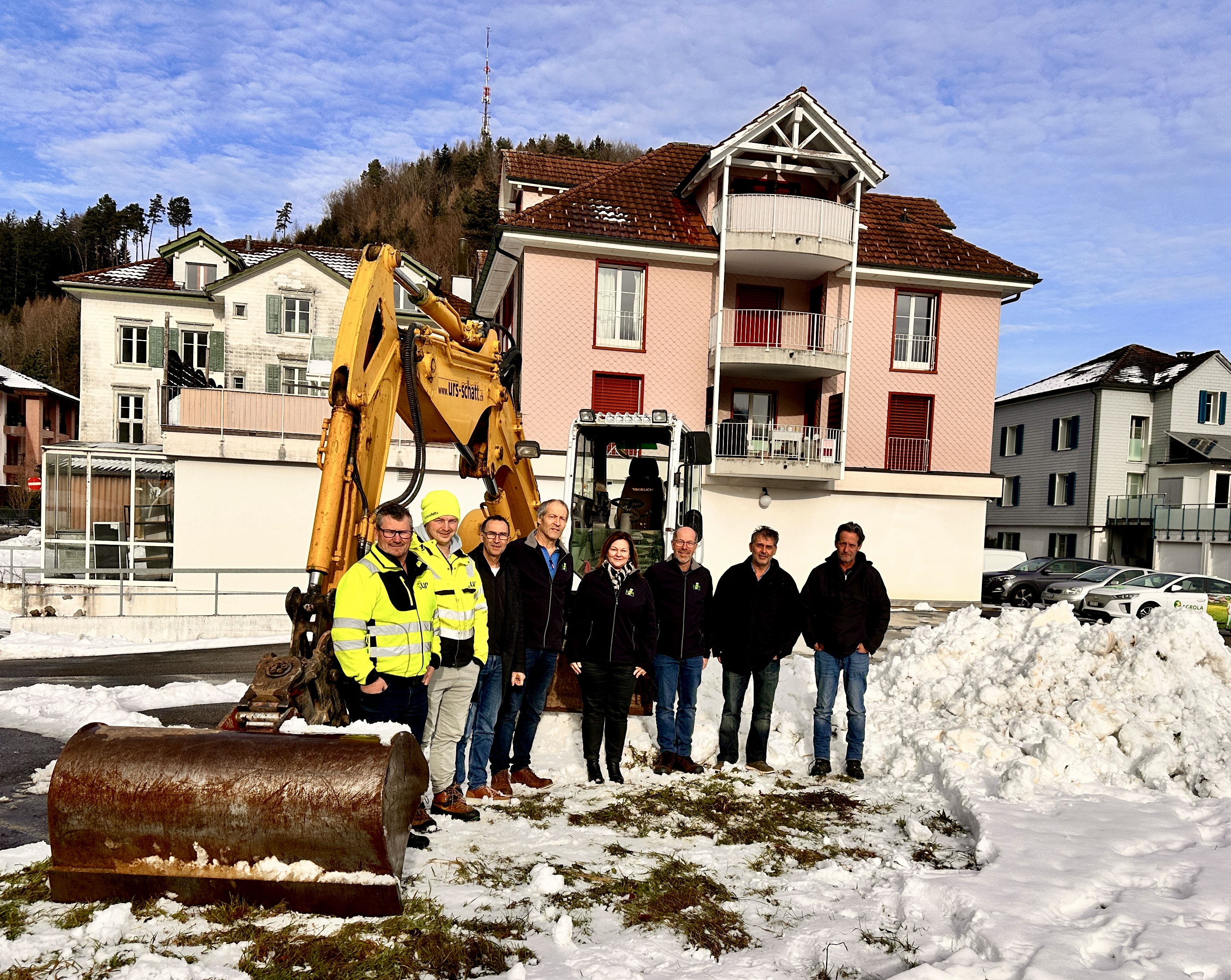 Baubeginn Volg Dussnang