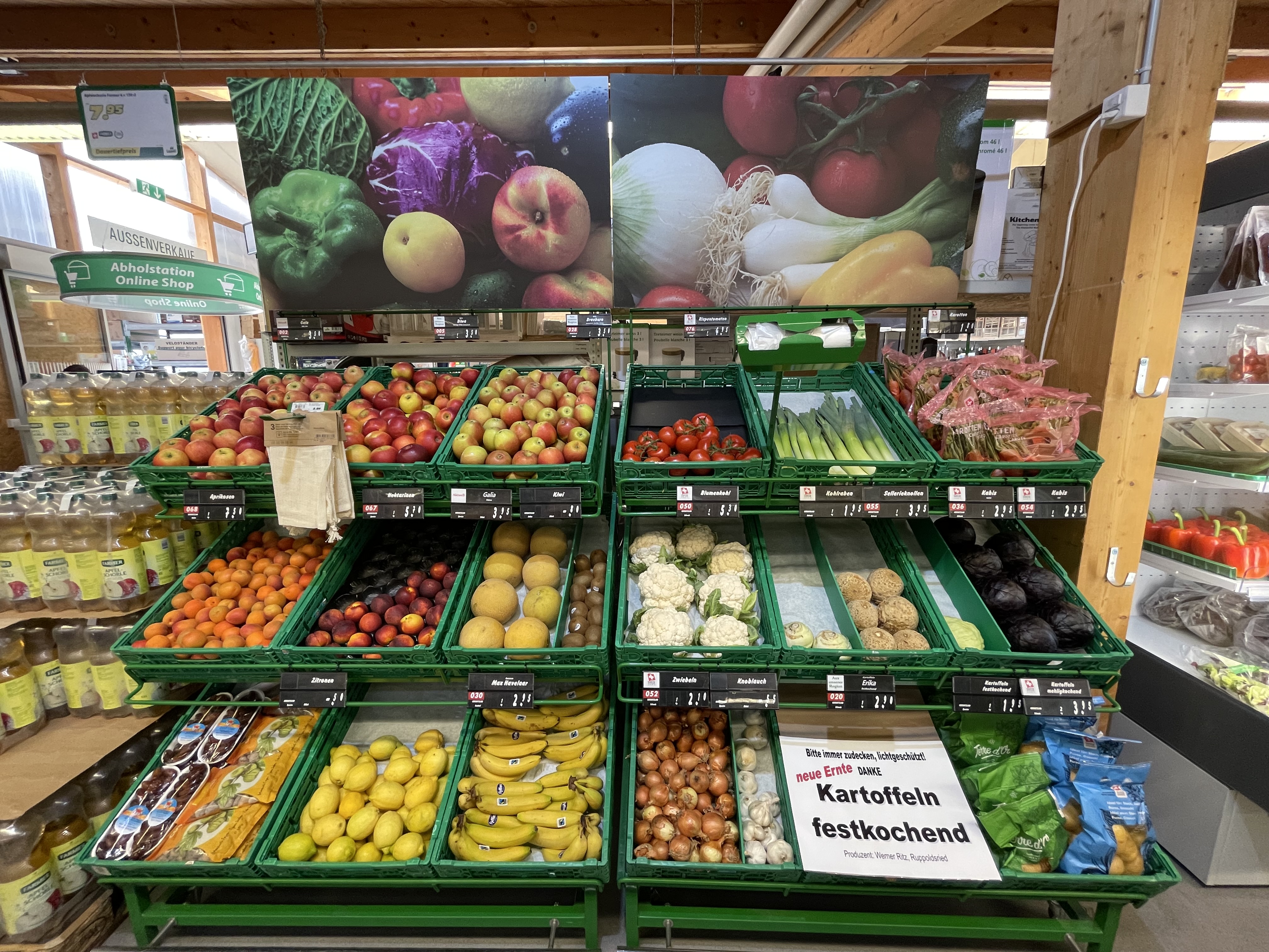 LANDI Laden Utzenstorf_Gemüse+Früchte