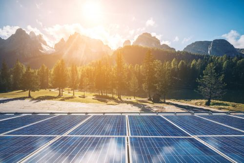 Strom aus Photovoltaik-Anlage