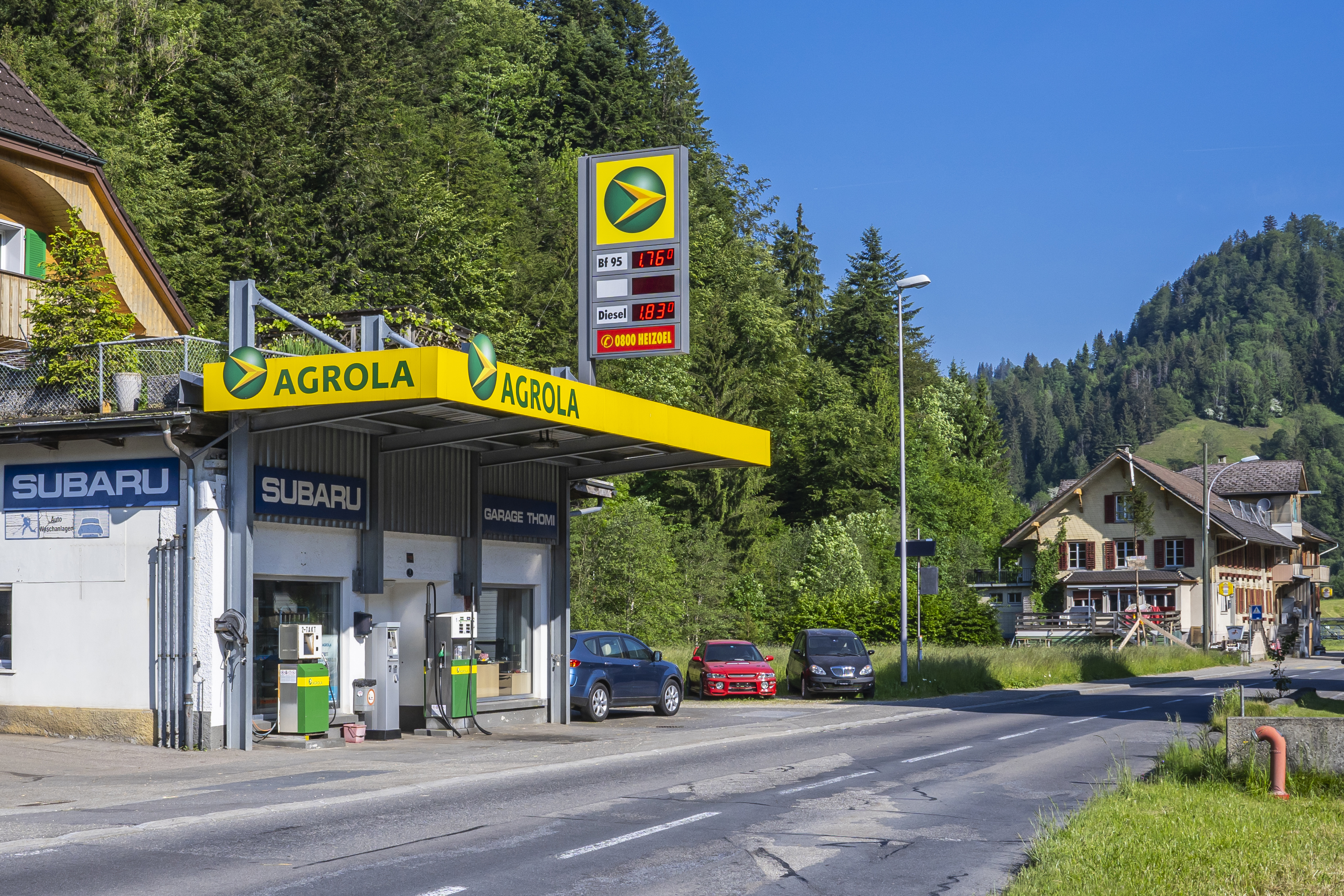 Tankstelle Wiggen, Thomi Garage, Wiggen