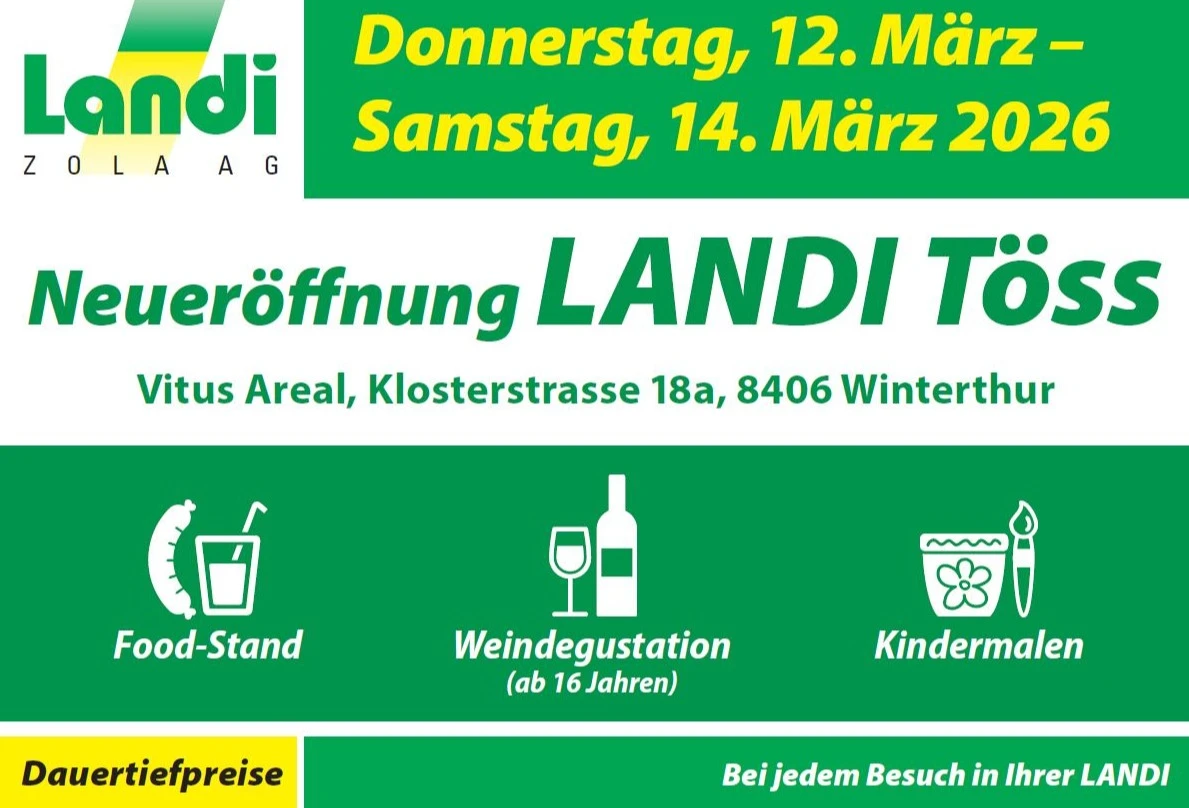 Neueröffnung LANDI Töss Winterthur