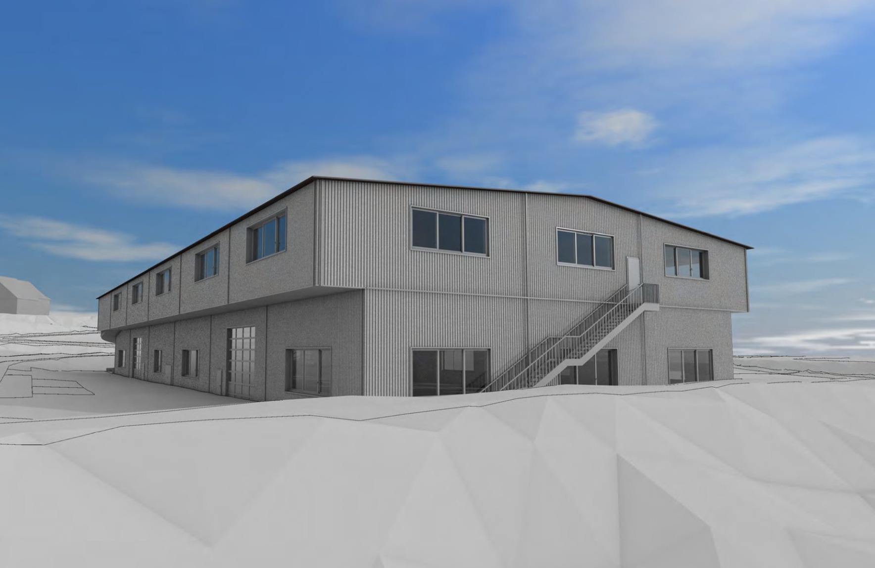 Neubau Gewerbehalle Neftenbach - Pläne 4