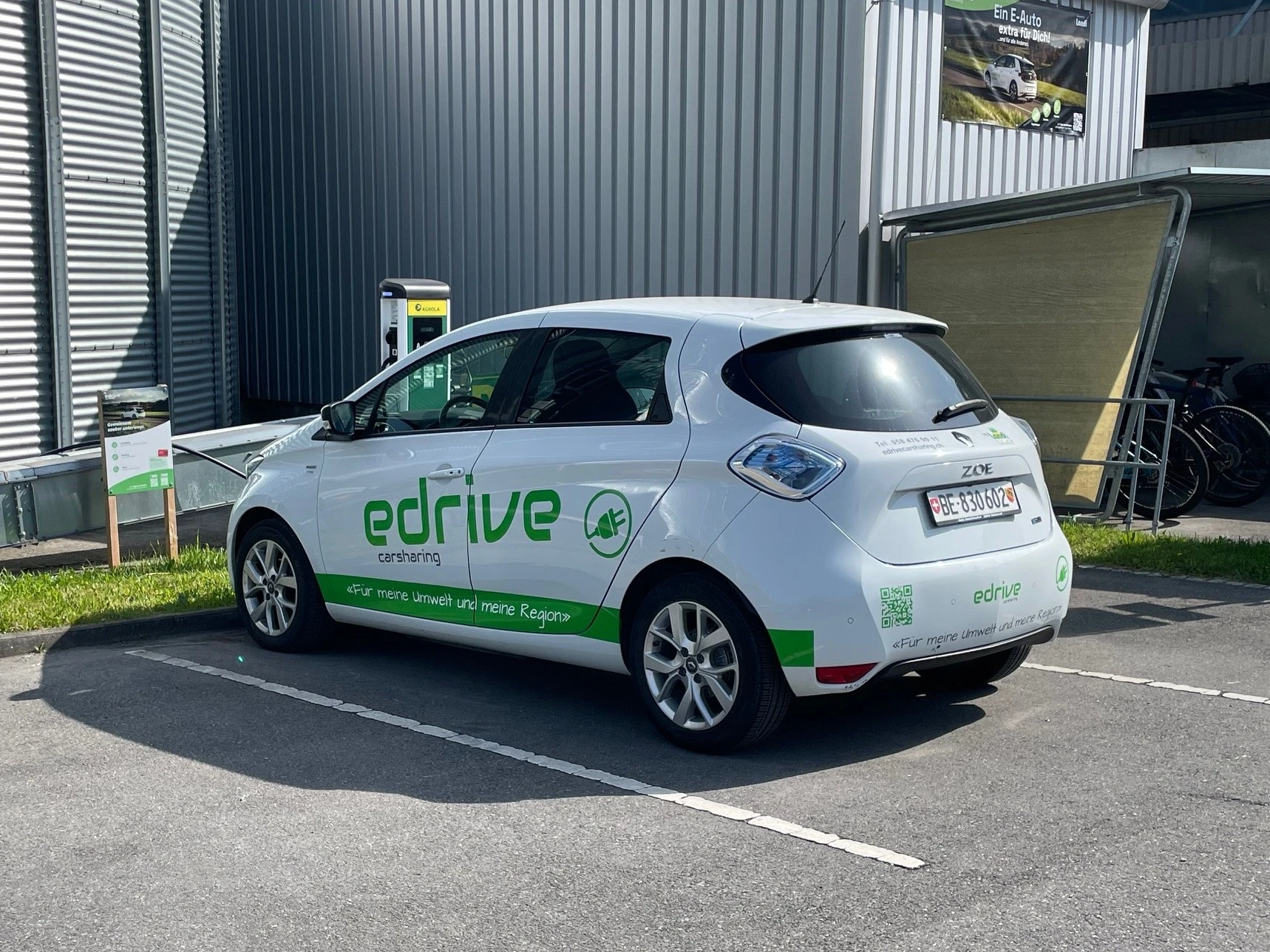 edrive carsharing LANDI Mühlethurnen