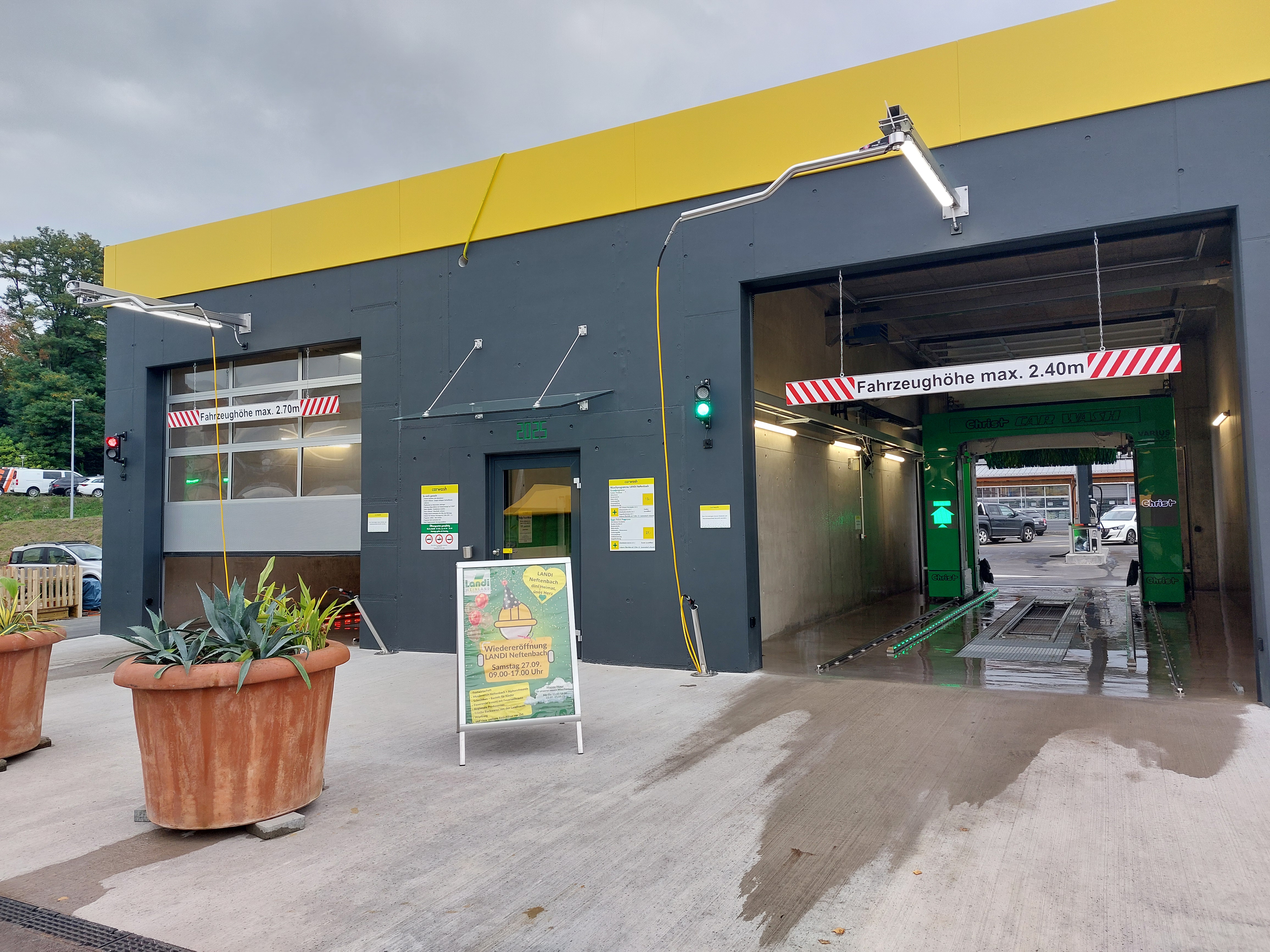 Die neue Portalwaschanlage