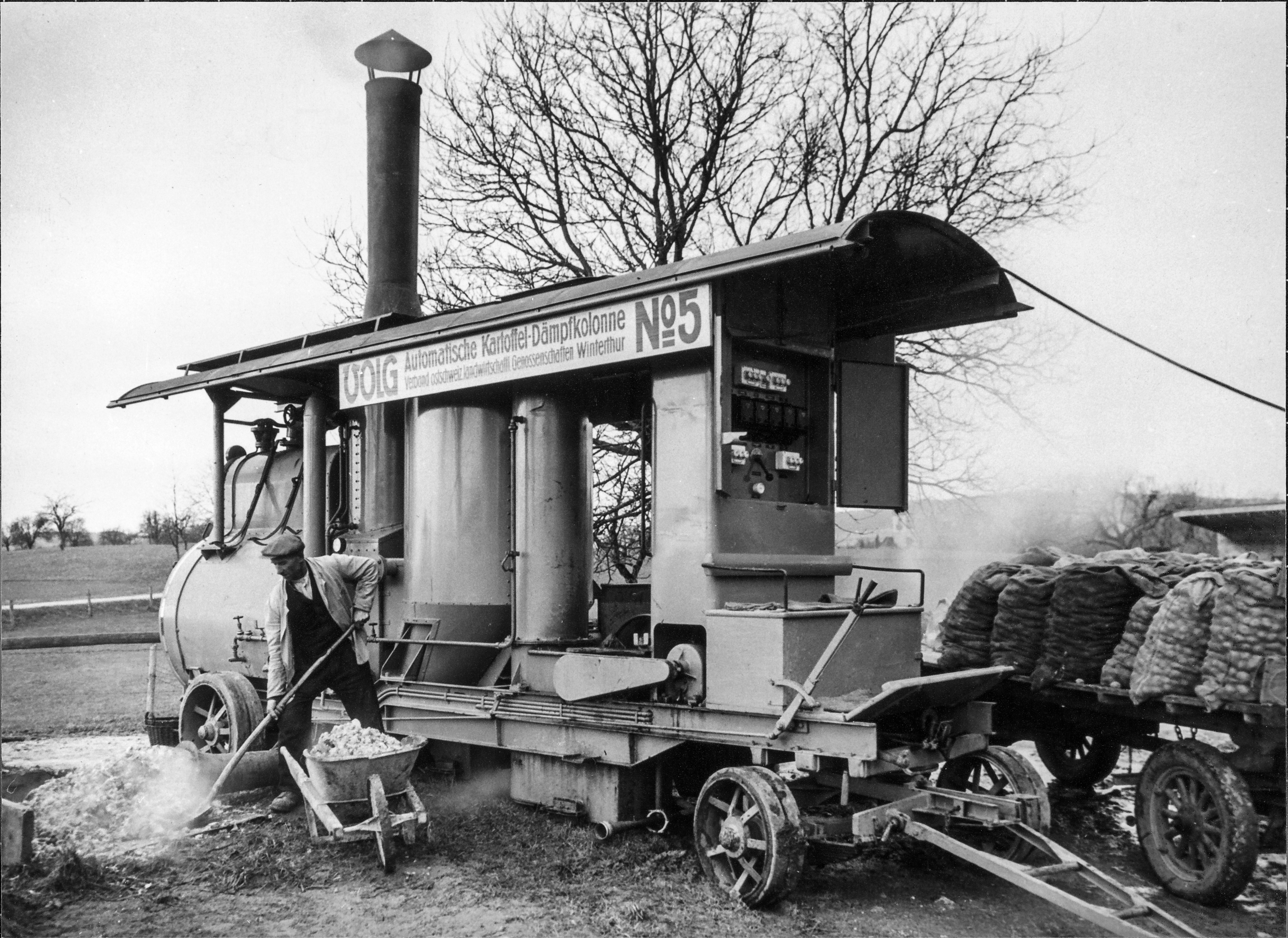 Historische Bilder, Volg Kartoffel-Dampfkolonne