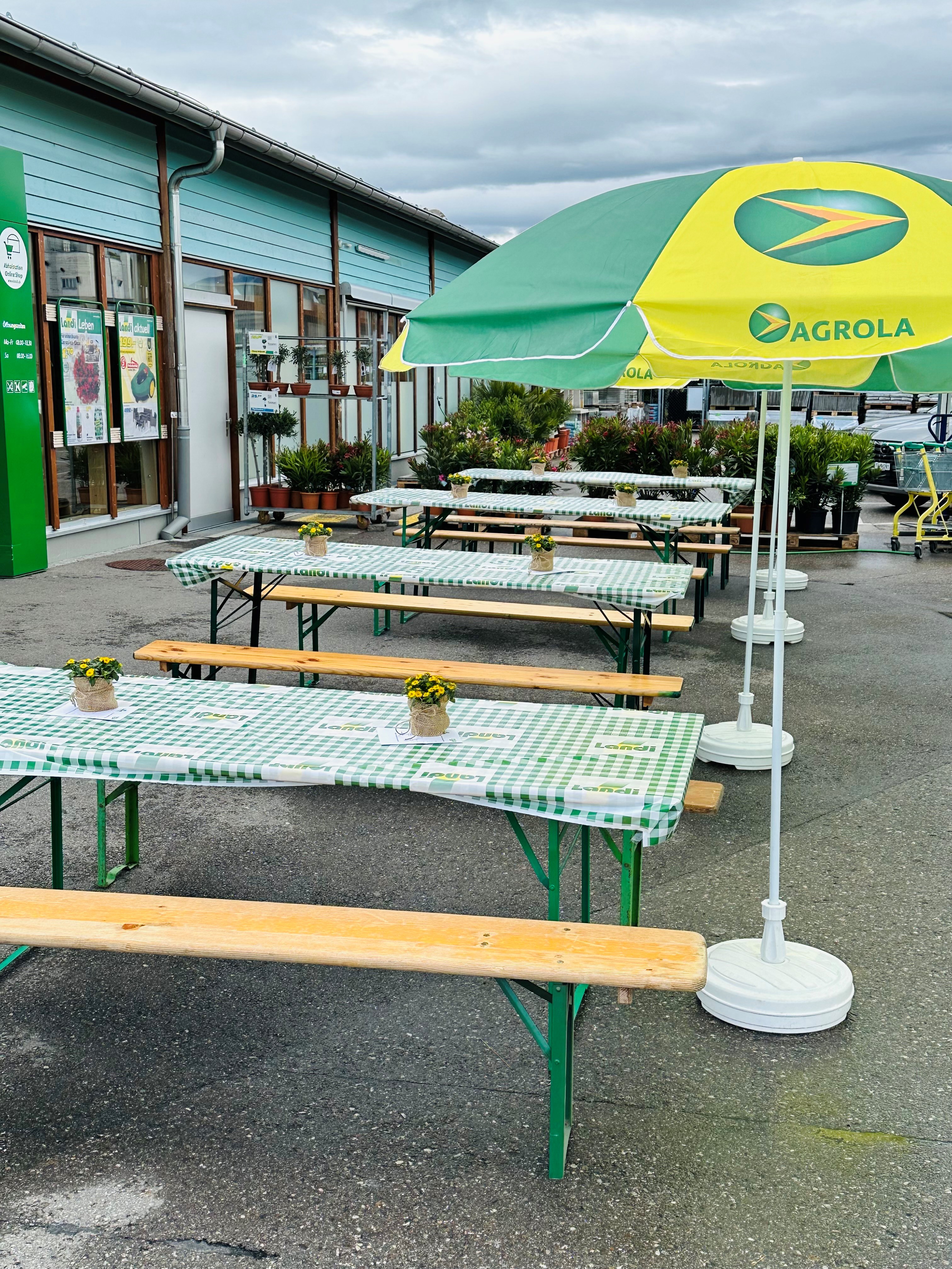 Vermietung von Festmobiliar