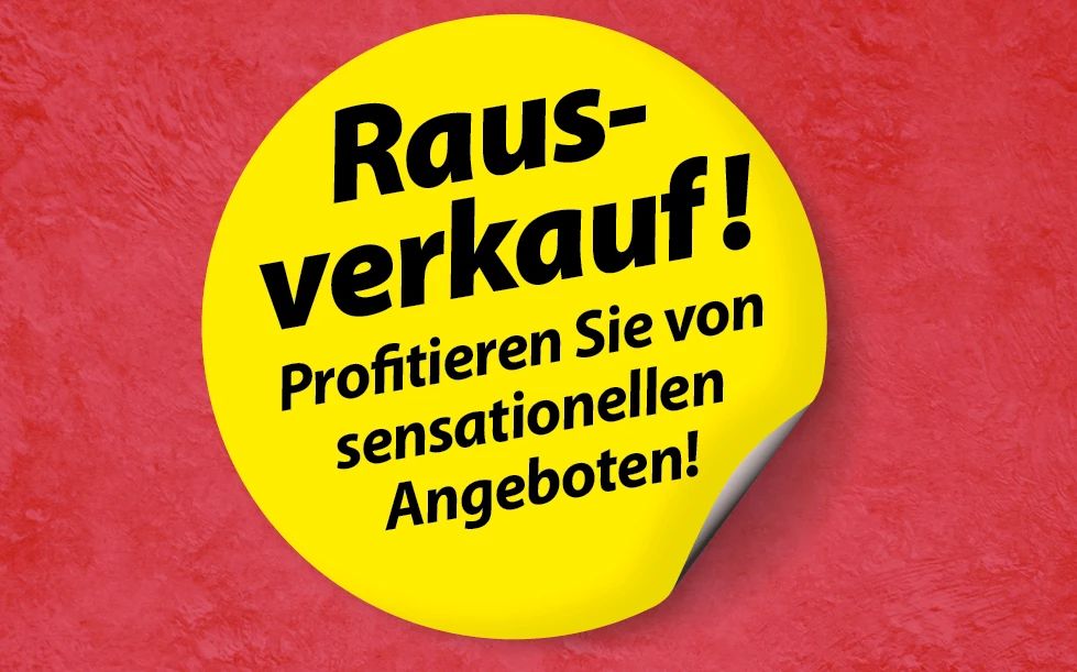 Rausverkauf!