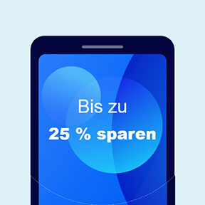 Bis zu 25 % sparen