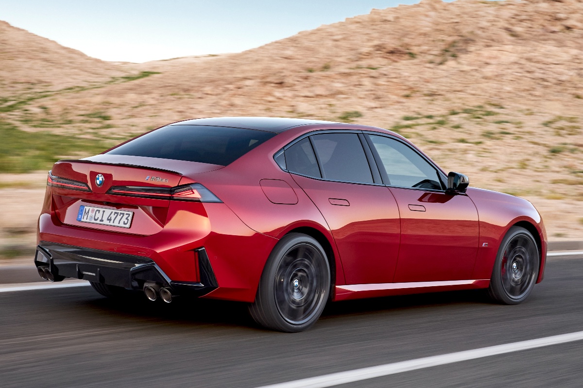 2027 BMW 3 Series rear driving 2