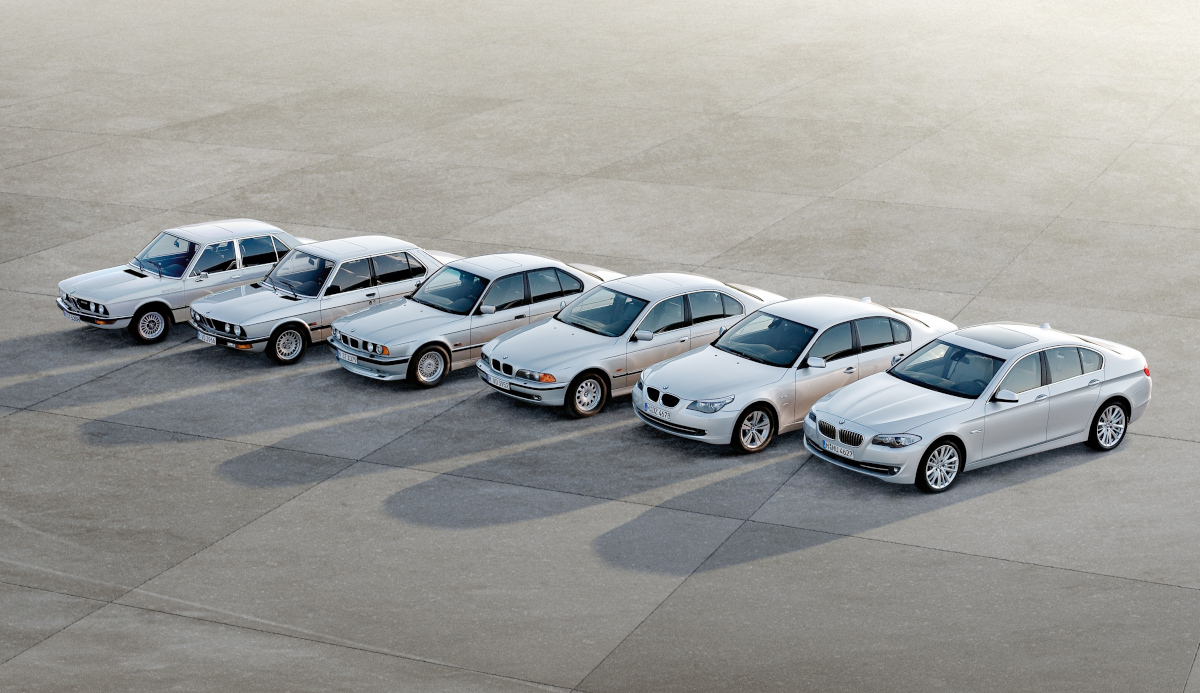 BMW 5 series generations