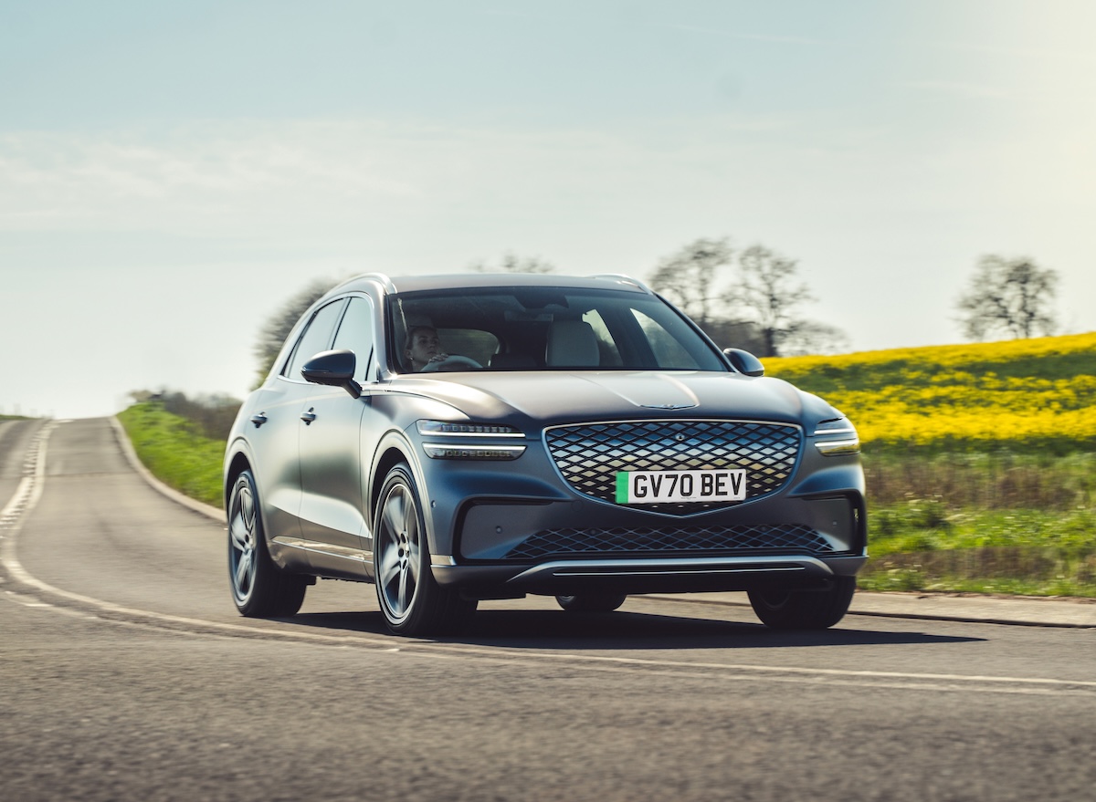 2025 Genesis Electrified GV70 front driving