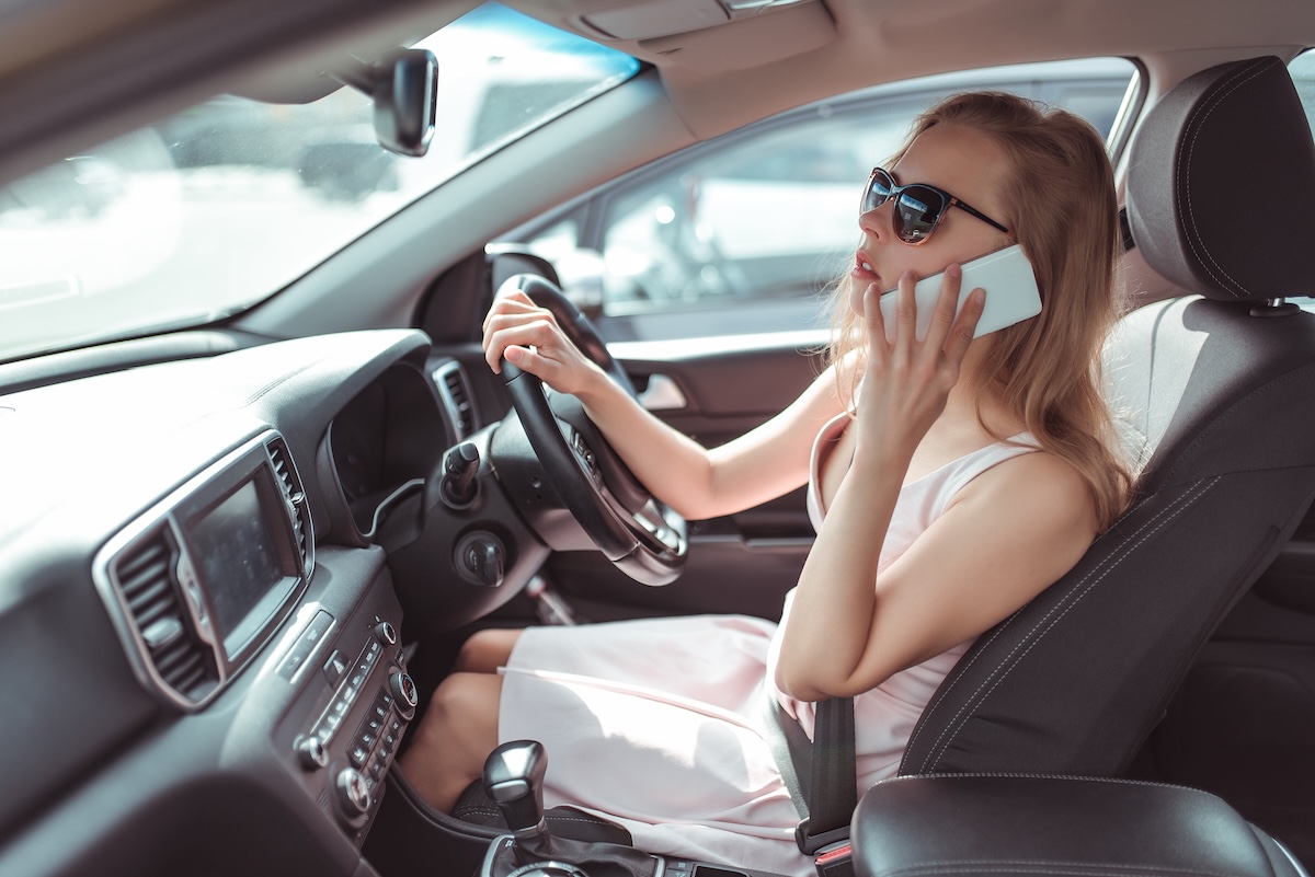 driver on phone