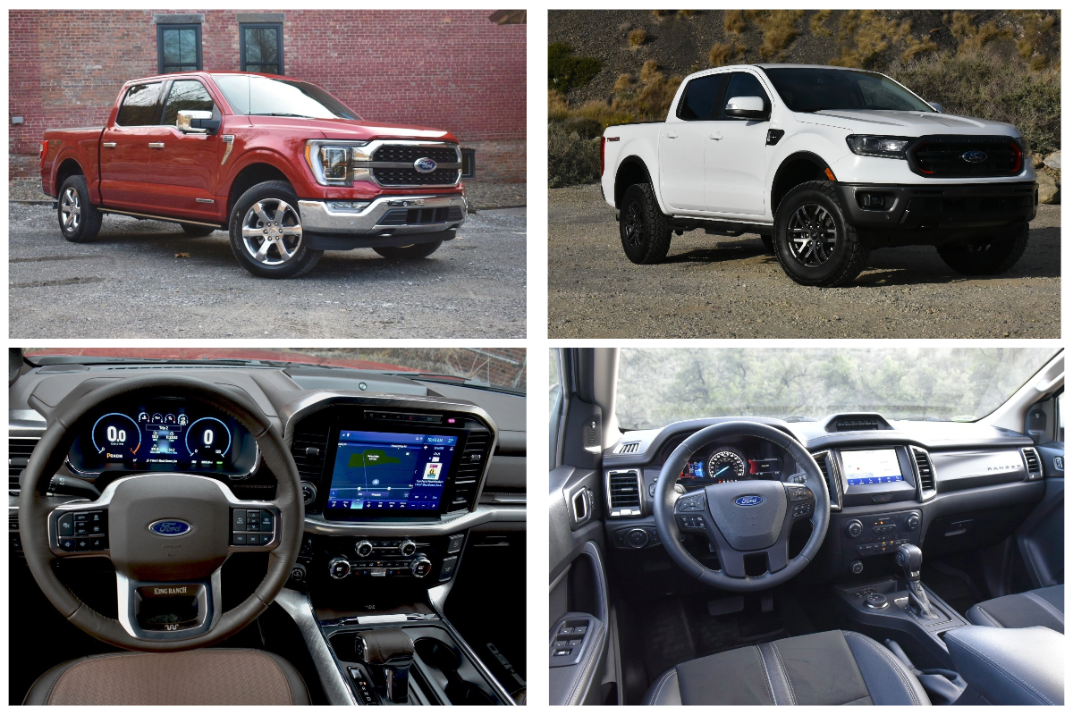 2021 Ford F150 vs 2021 Ford Ranger Pickup Trucks Compared CarGurus