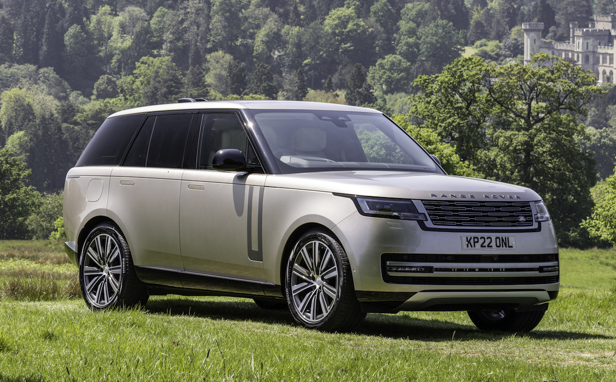 Range Rover front driving