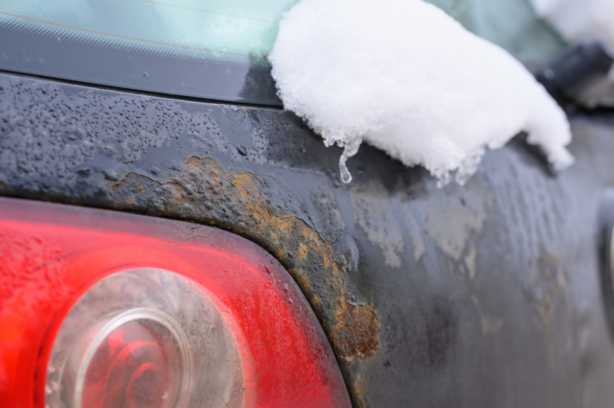 Car Rusting in Snow
