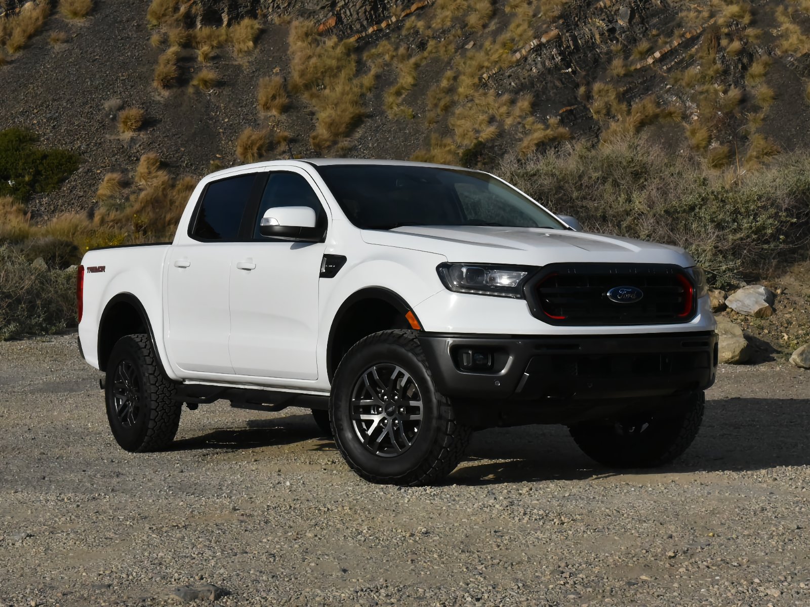 lifted ford ranger white