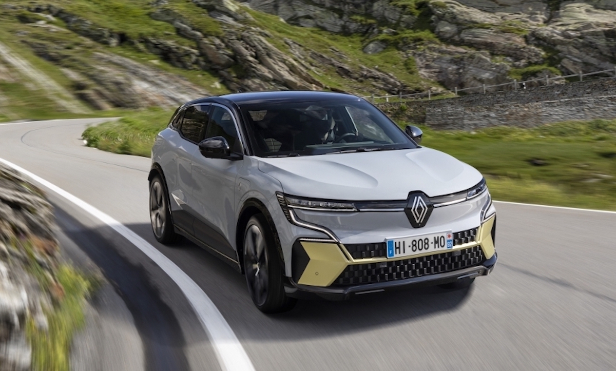 Renault Megane E-Tech Electric front cornering