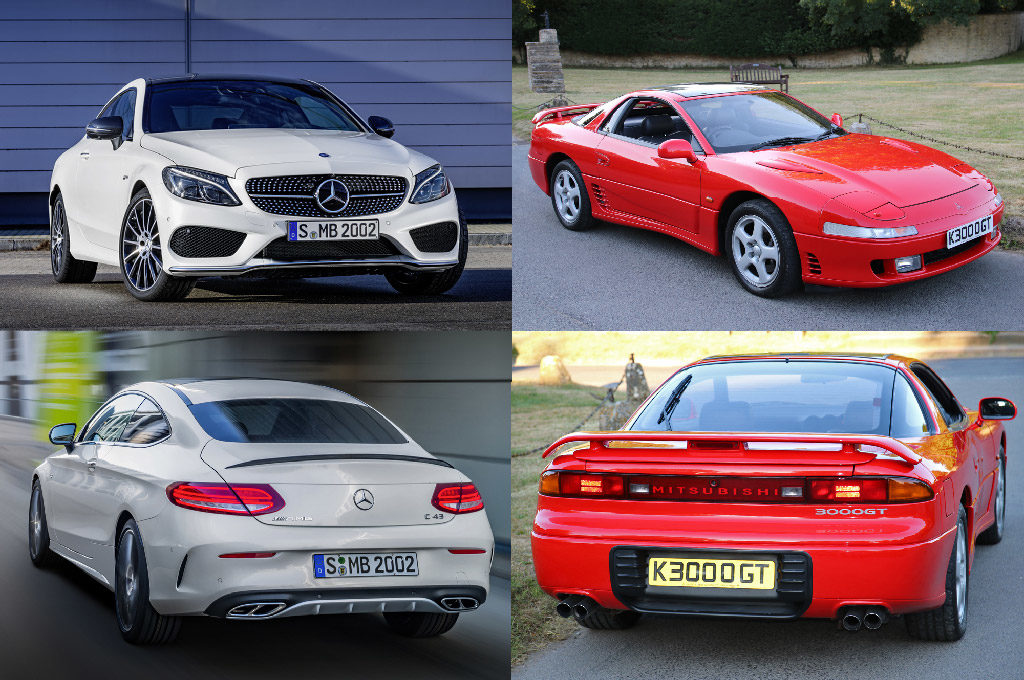 Automotive Reincarnations: Mitsubishi 3000 GT and Mercedes-AMG C43 Coupe Group