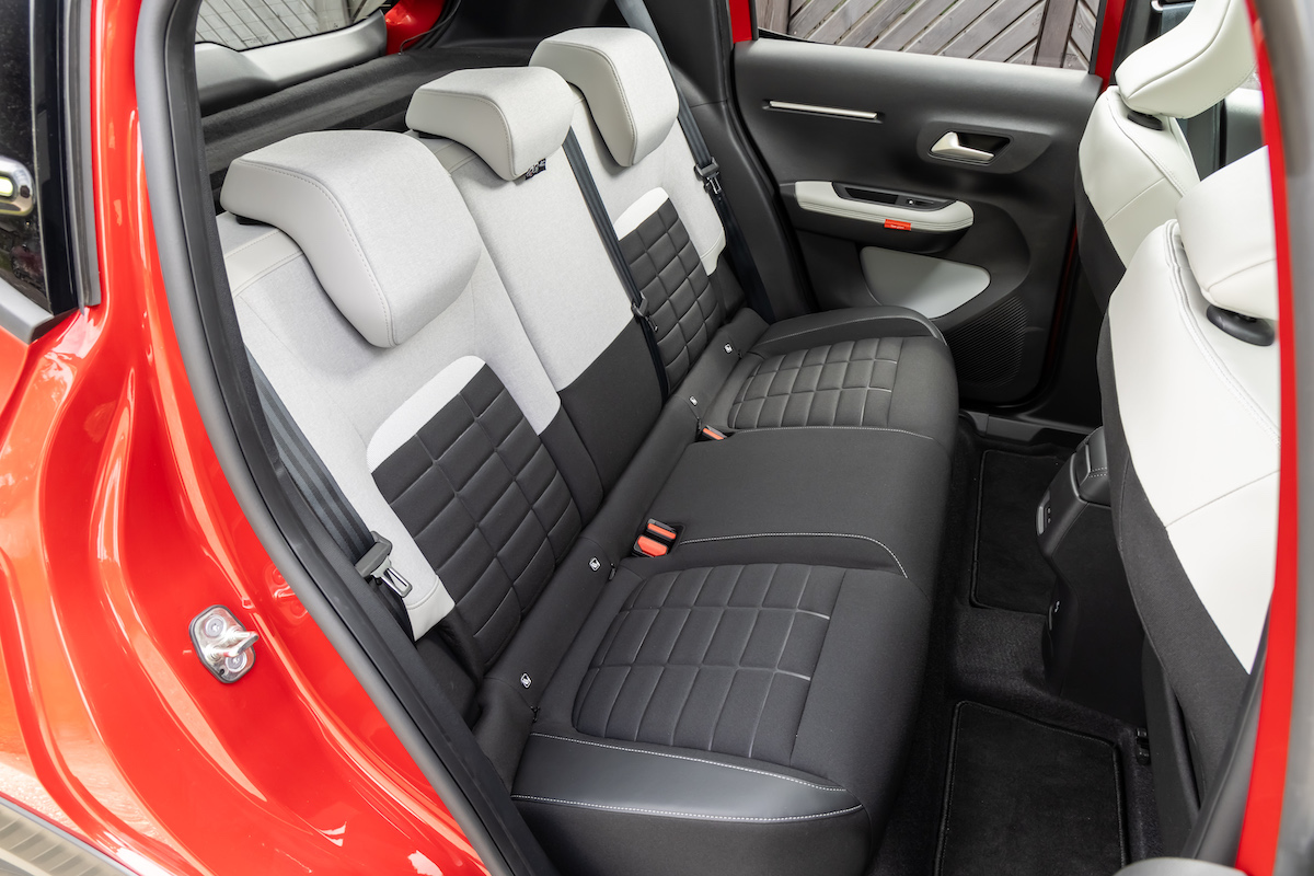 Citroen C3 review rear seats