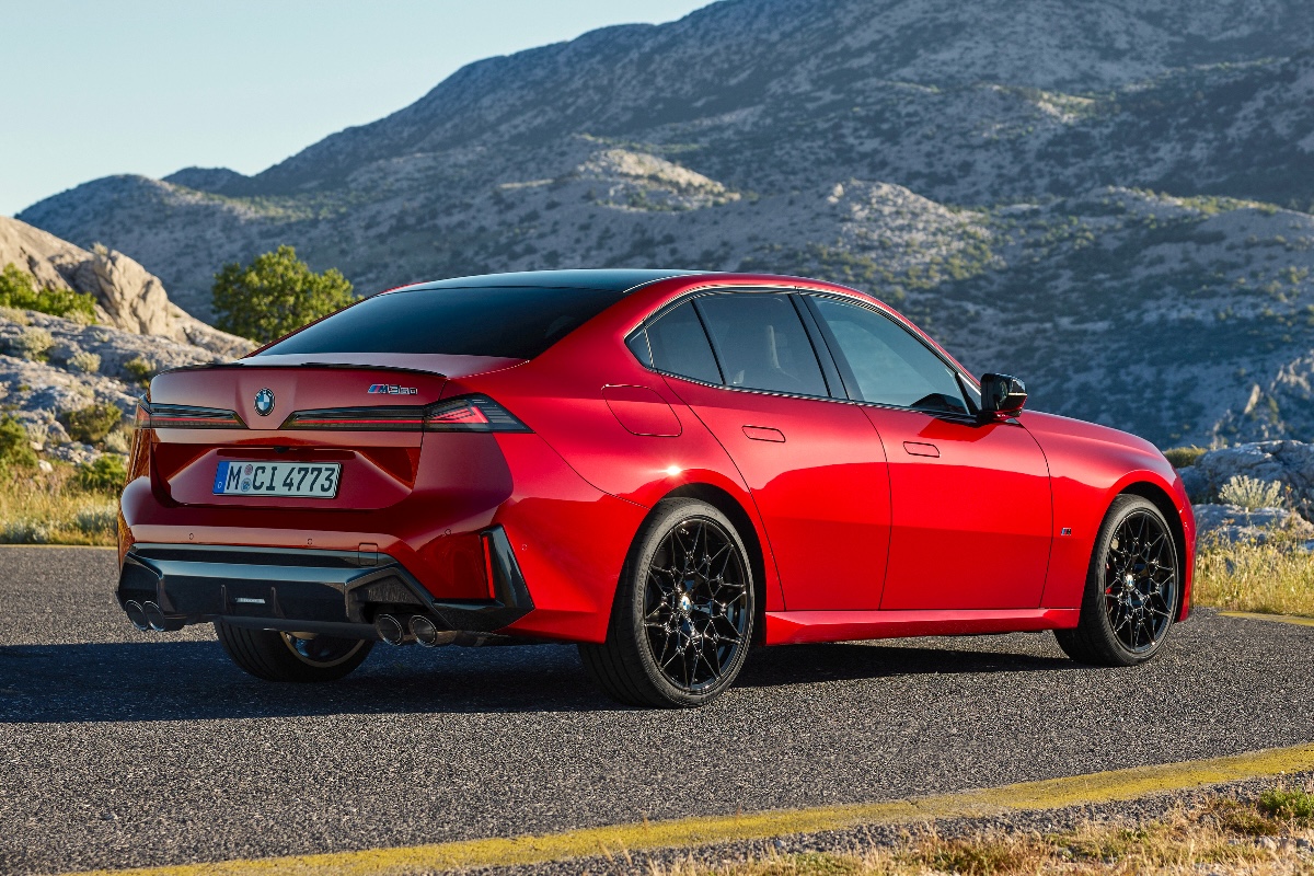 2027 BMW 3 Series rear driving 2