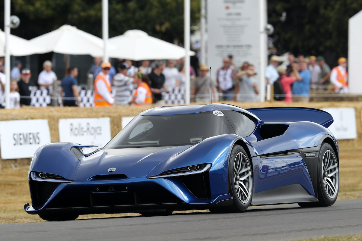 Nio EP9 front driving